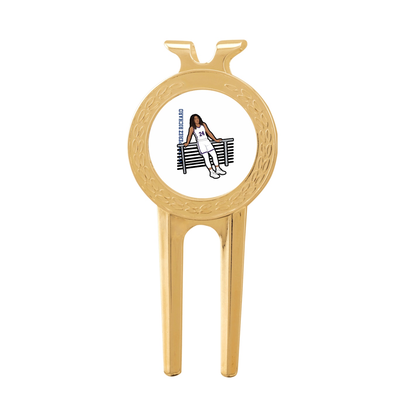 Divot Tool with Ball Marker — Name Vertical in Classic
