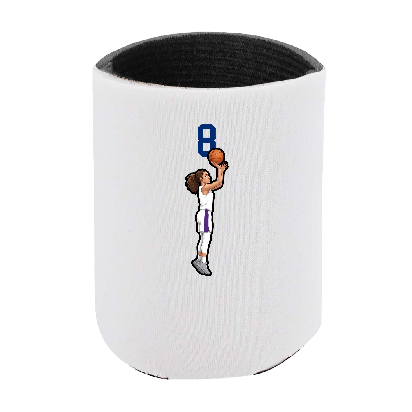 Can Holder — Number Top in White