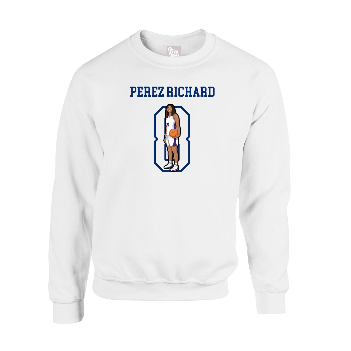 Fleece Crew — Shirsey in White