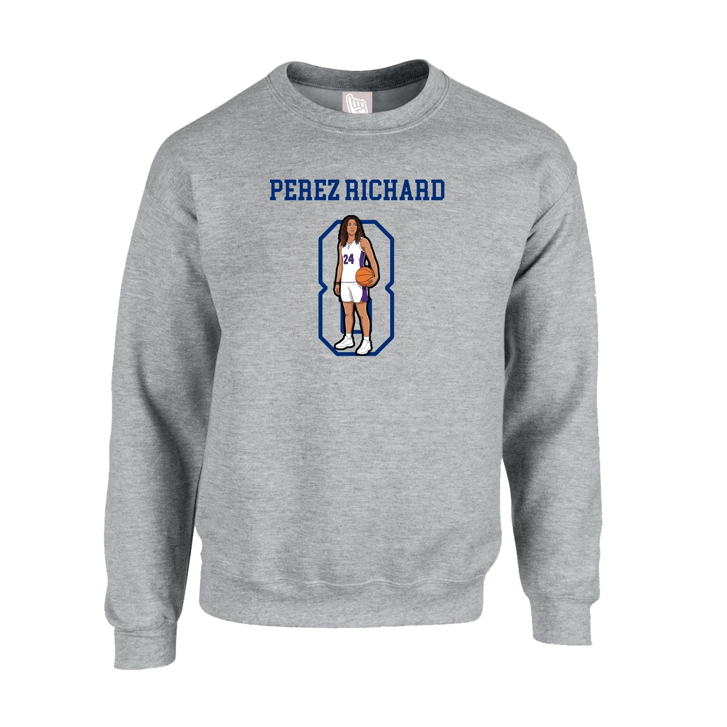 Fleece Crew — Shirsey in Grey
