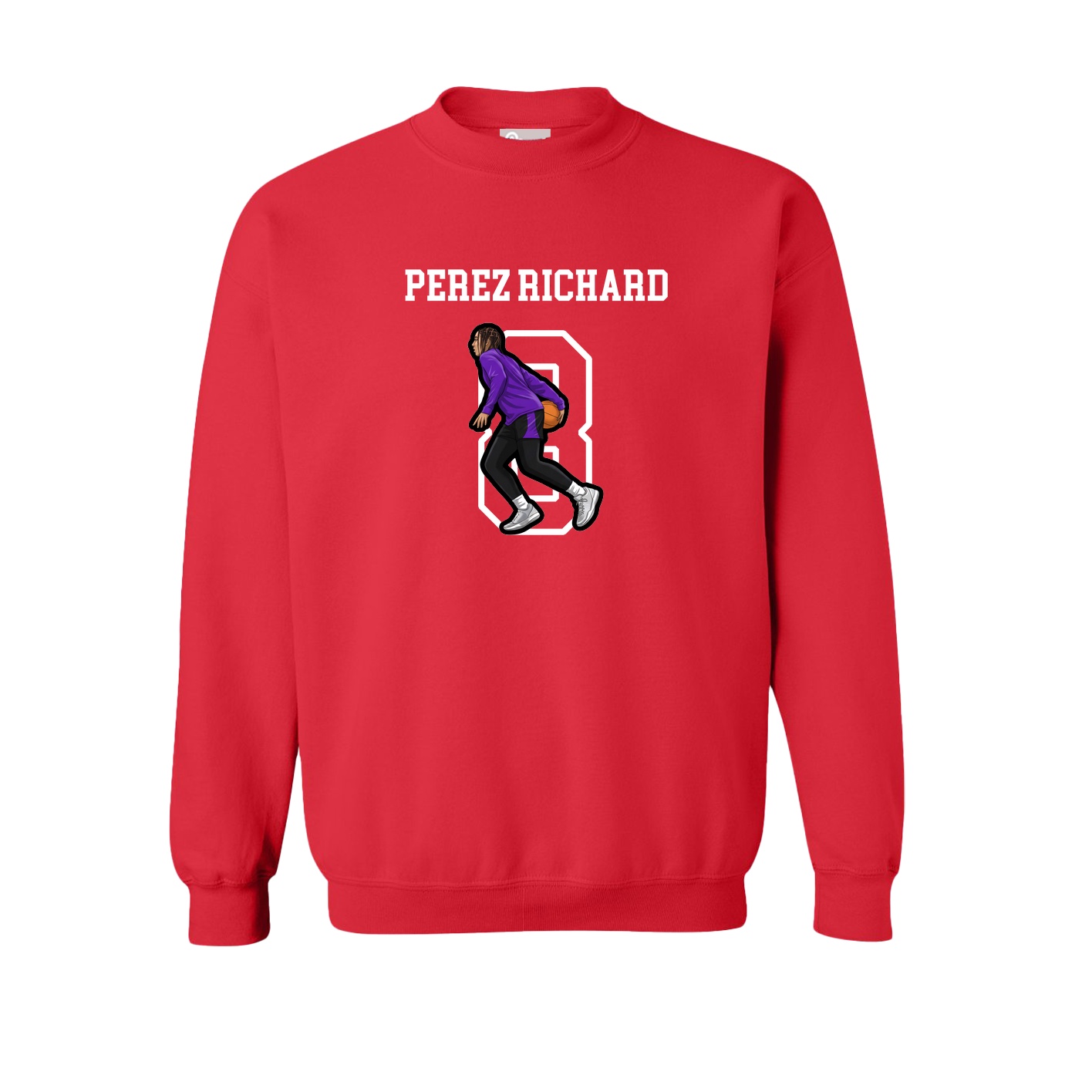 Fleece Crew — Shirsey in Red