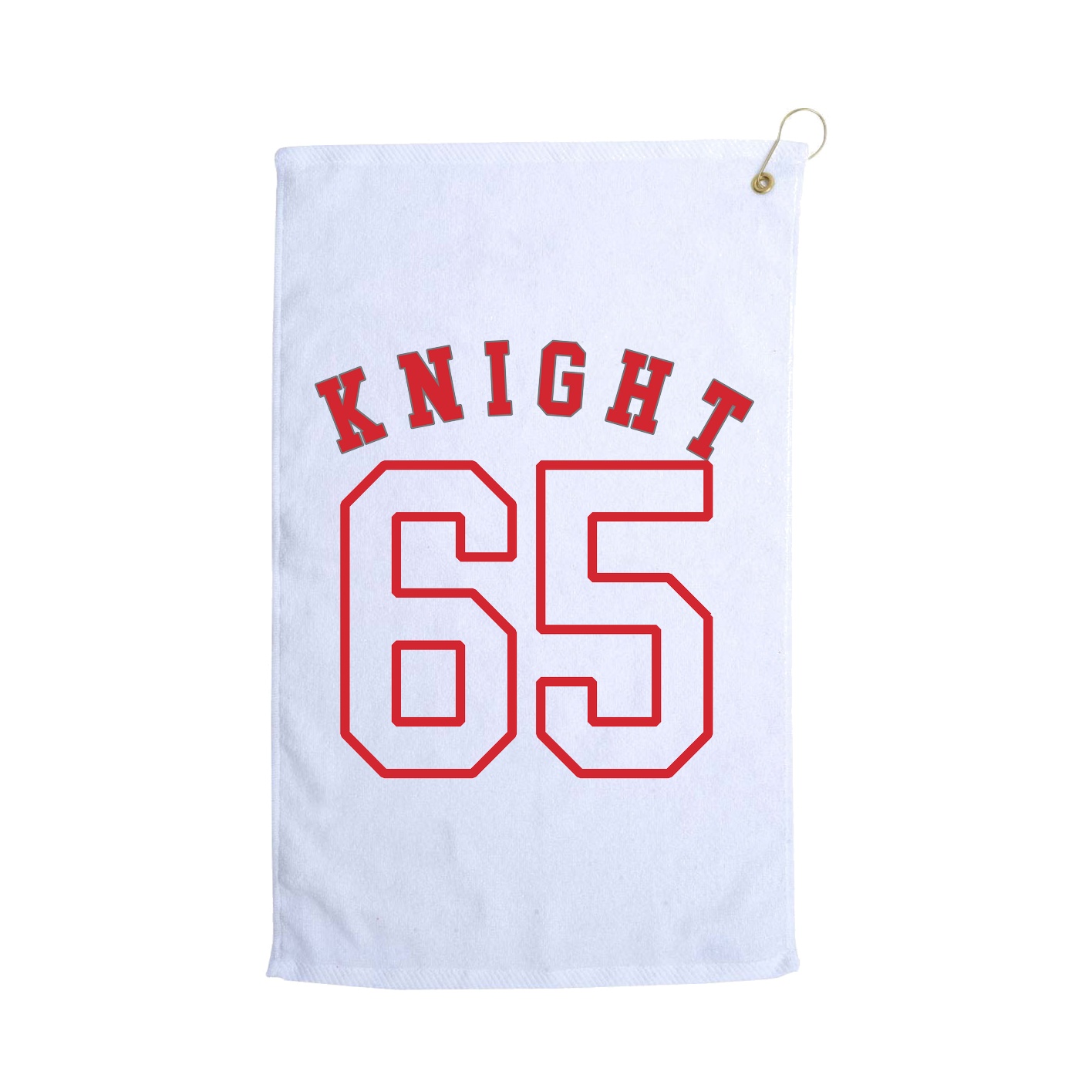 Golf Towel — Shirsey Arch in White
