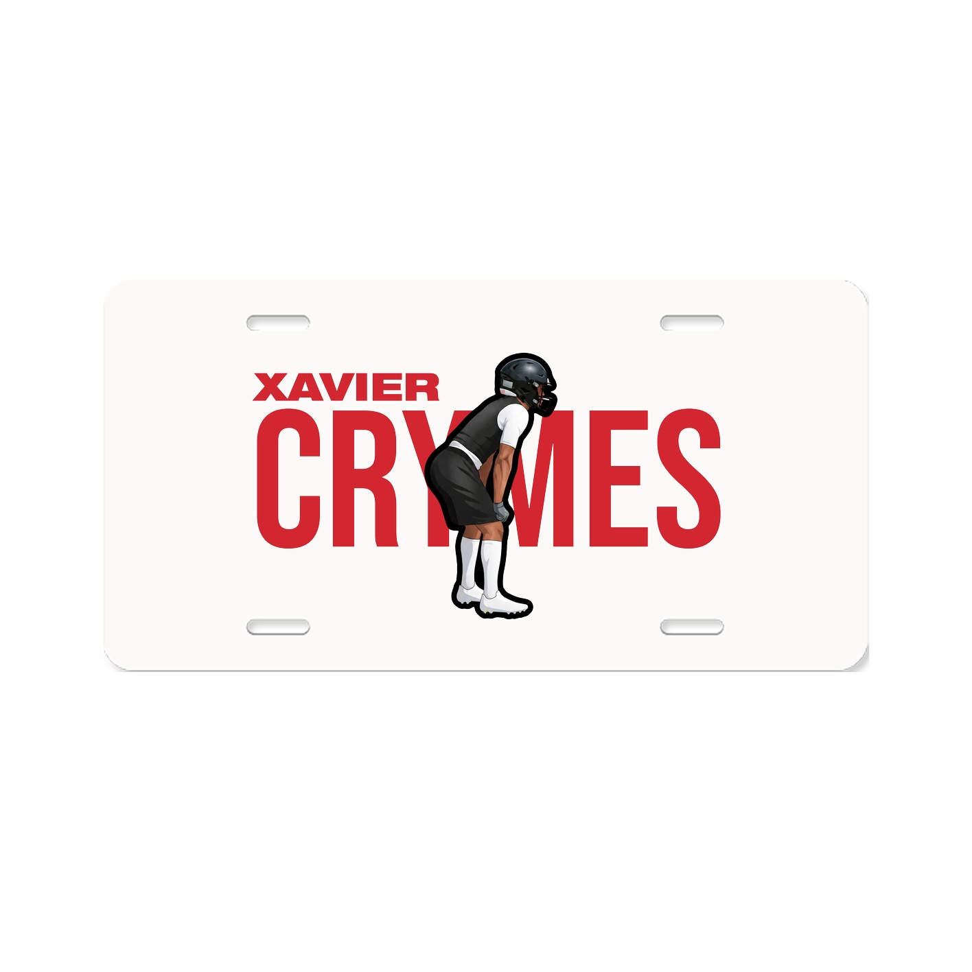 License Plate — Player Name in Classic