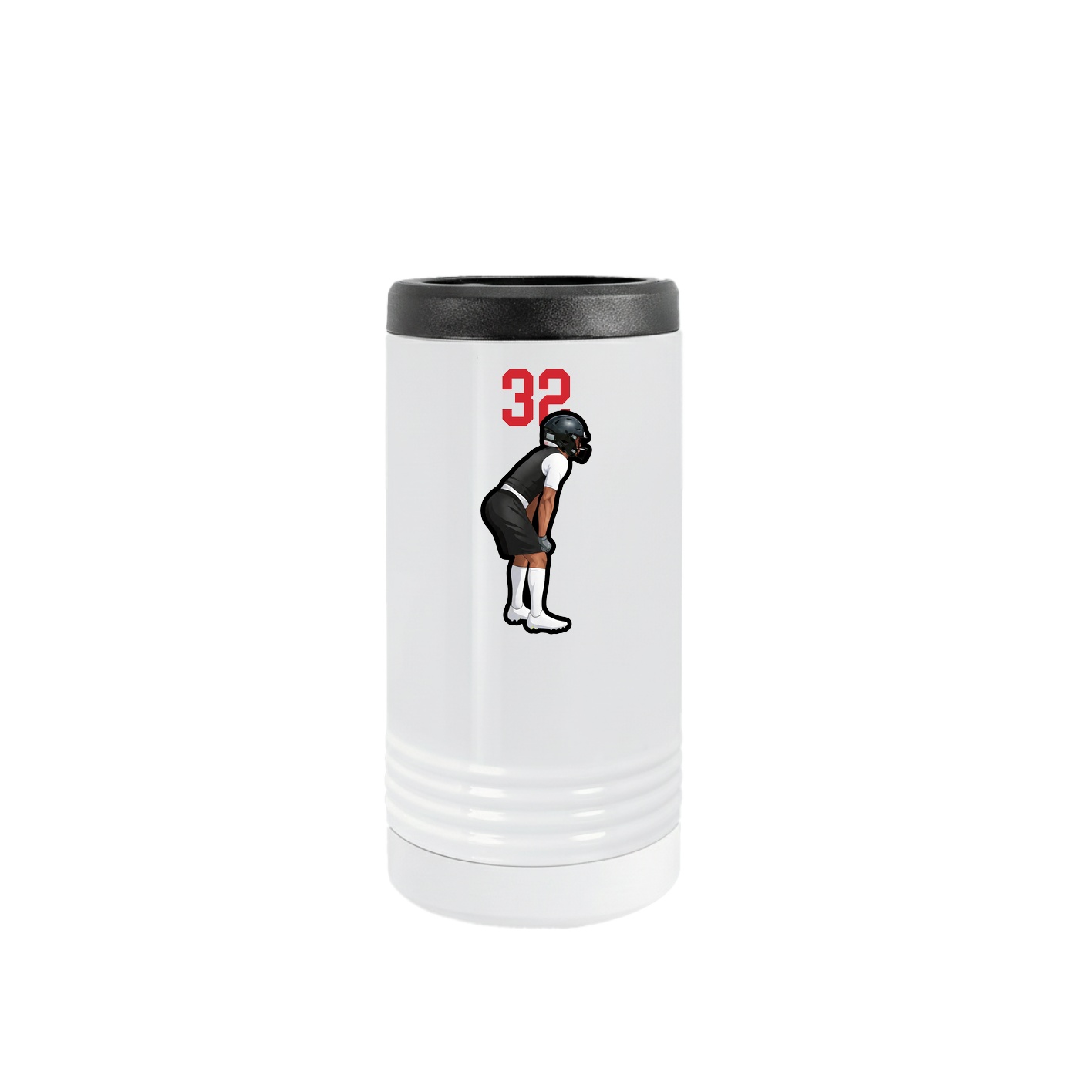 Slim Beverage Holder — Number Top in White
