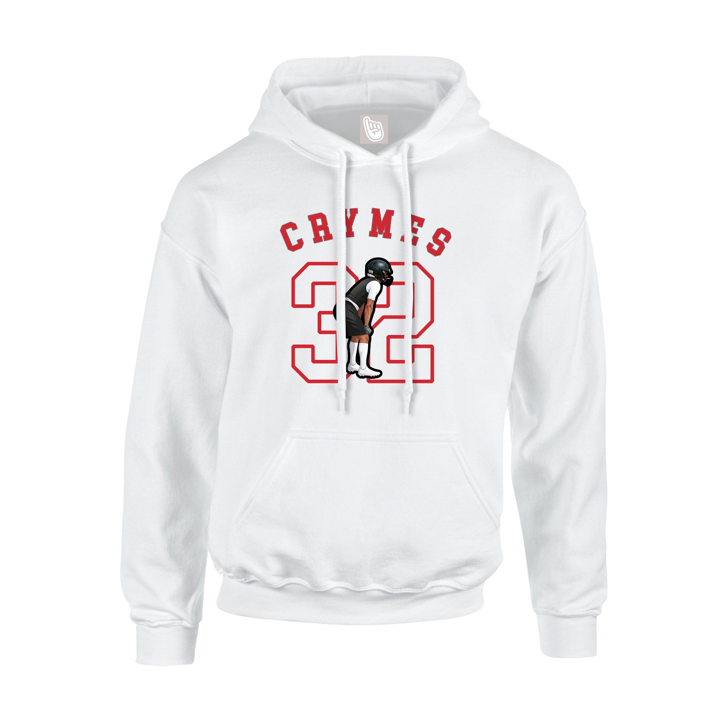Hoodie — Shirsey Arch in White