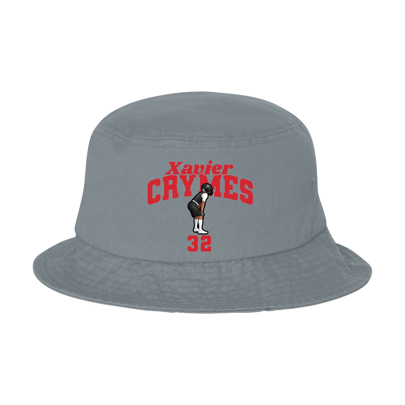 Bucket Cap — Signature Arch in Grey