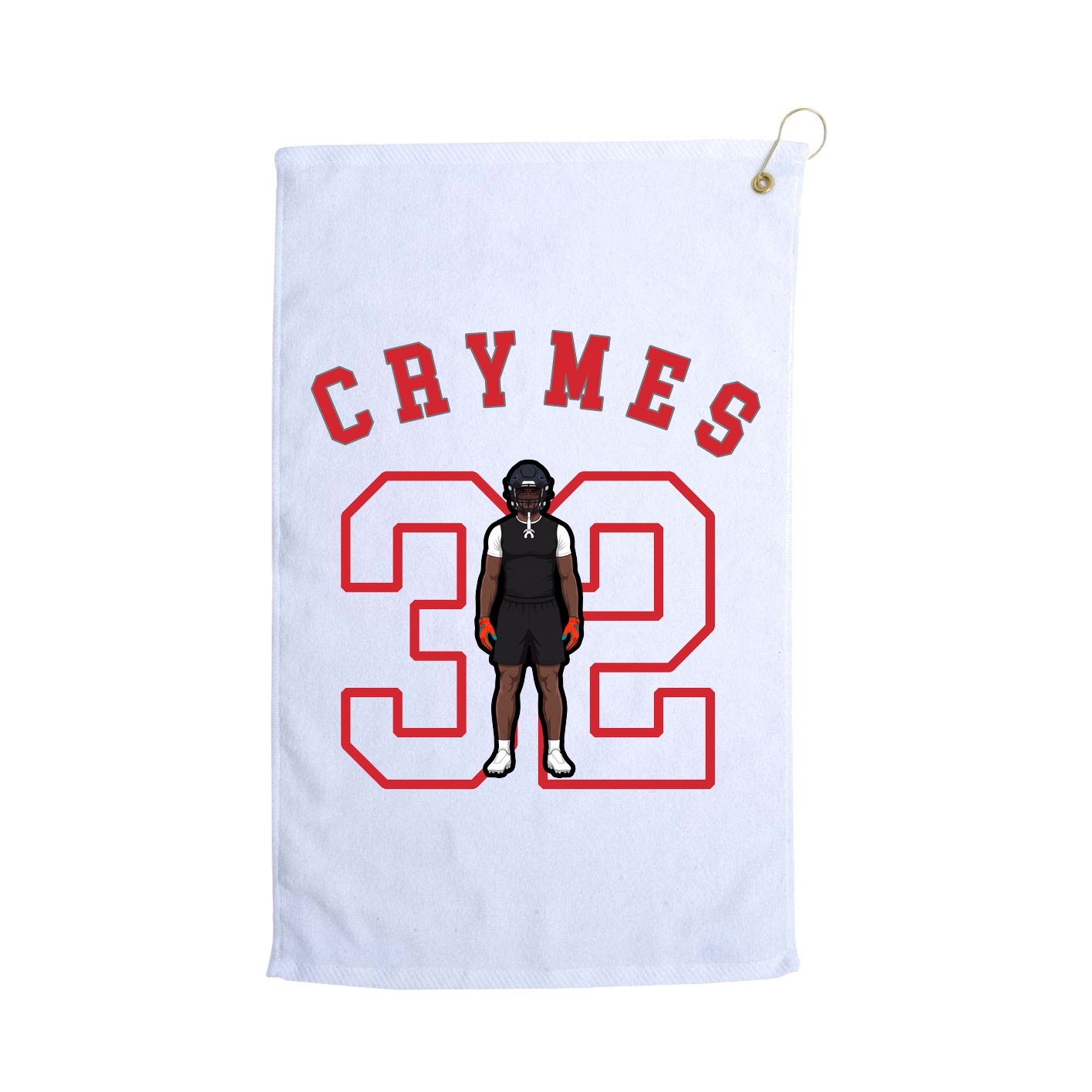 Golf Towel — Shirsey Arch in White