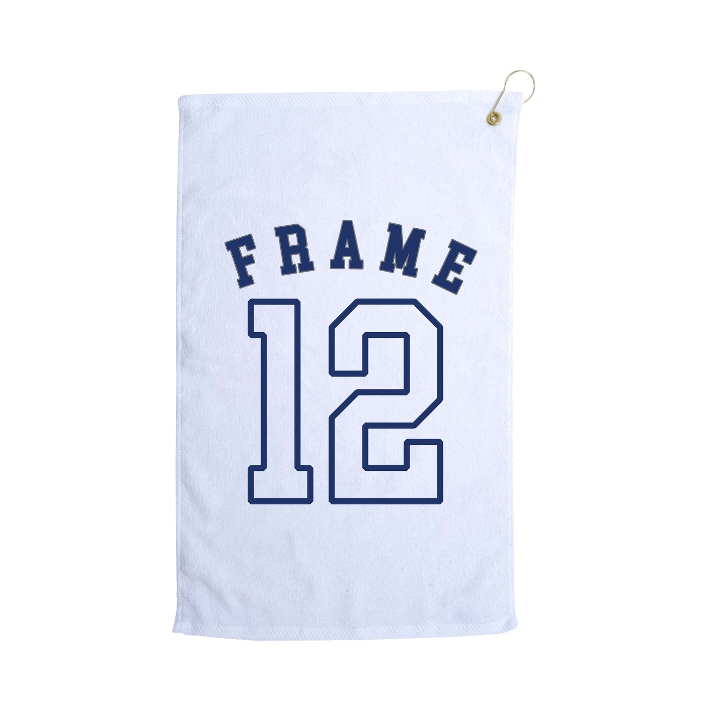 Golf Towel — Shirsey Arch in White