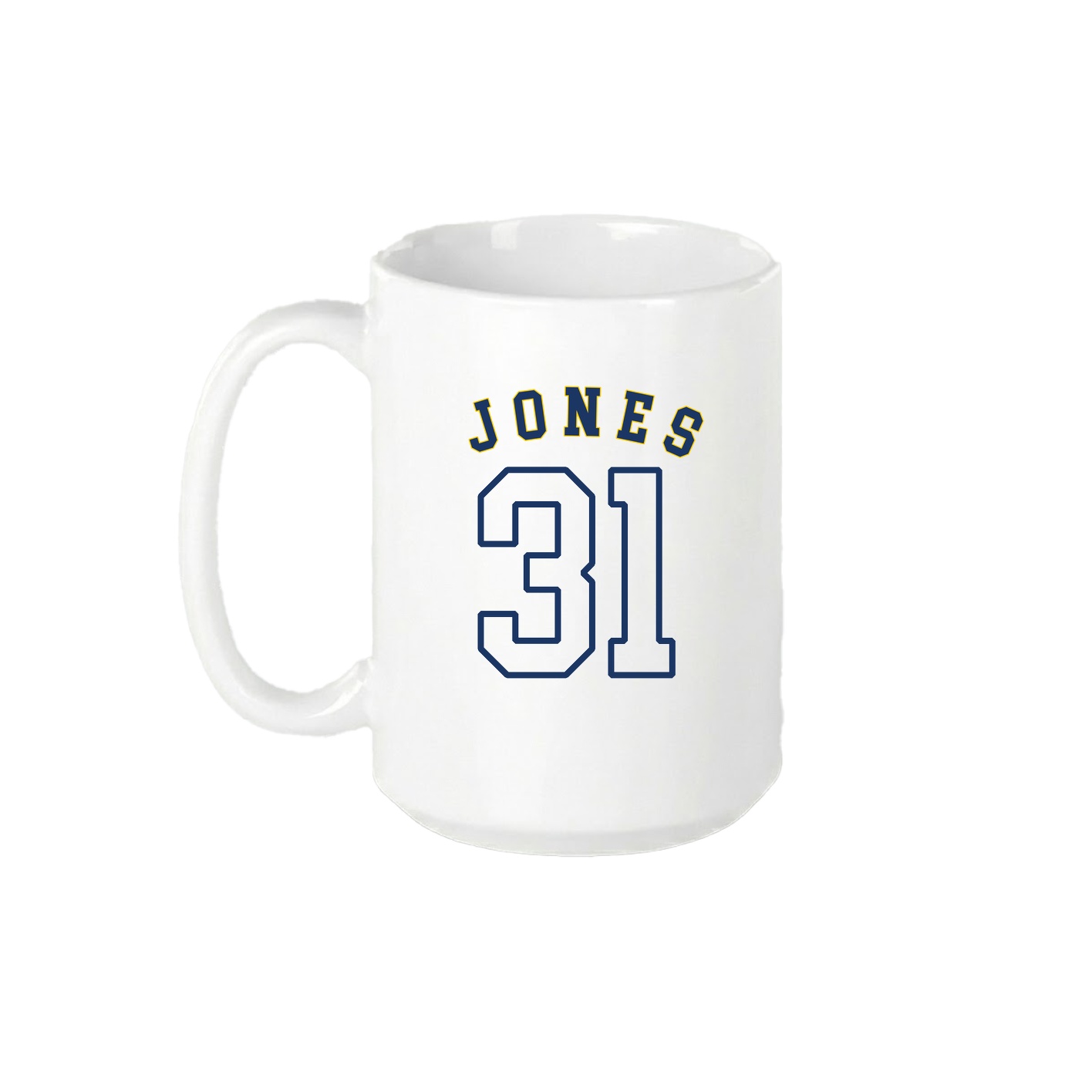 15oz Coffee Mug — Shirsey Arch in White