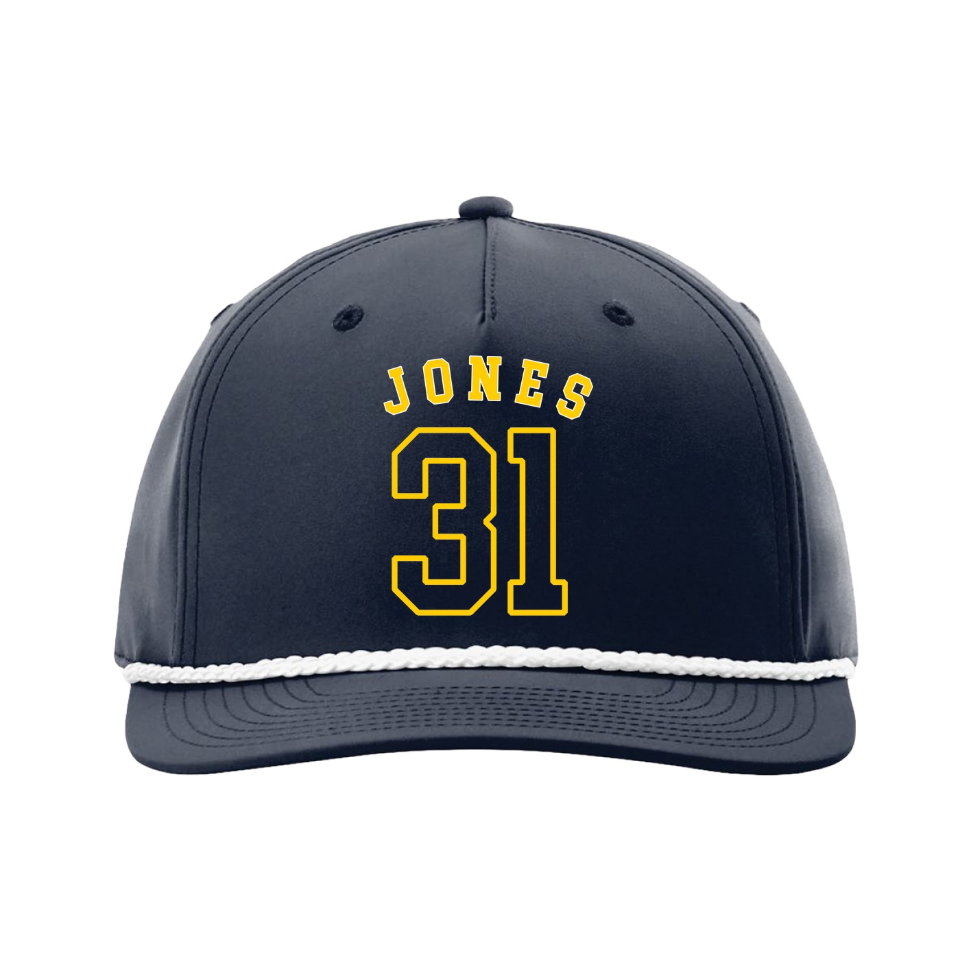 Five-Panel Classic Rope Cap — Shirsey Arch in Navy