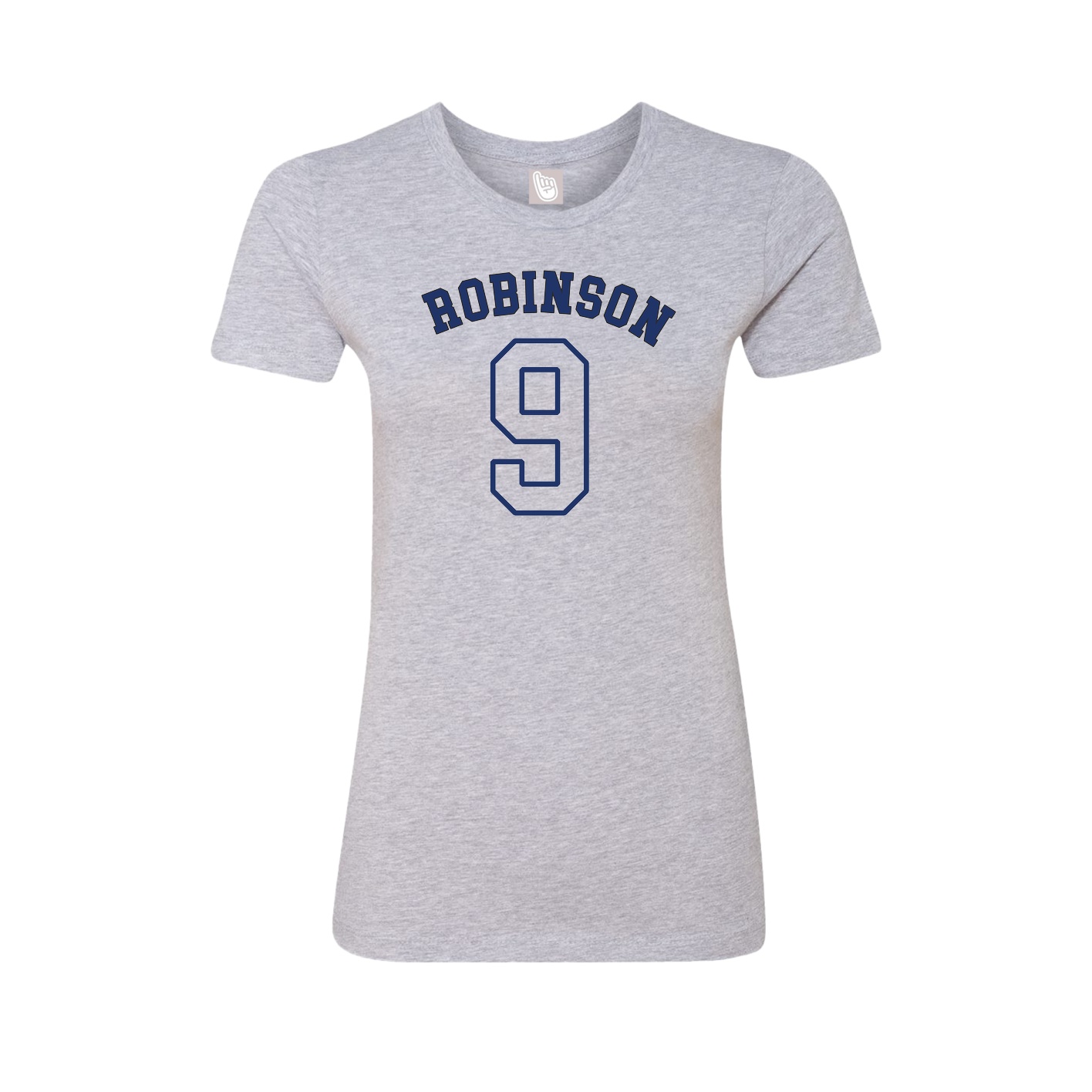 Fitted Women's Tee — Shirsey Arch in Grey