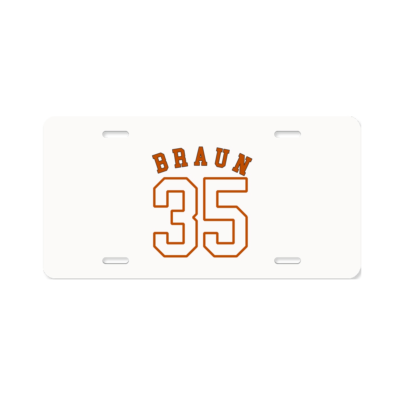 License Plate — Shirsey Arch in Classic