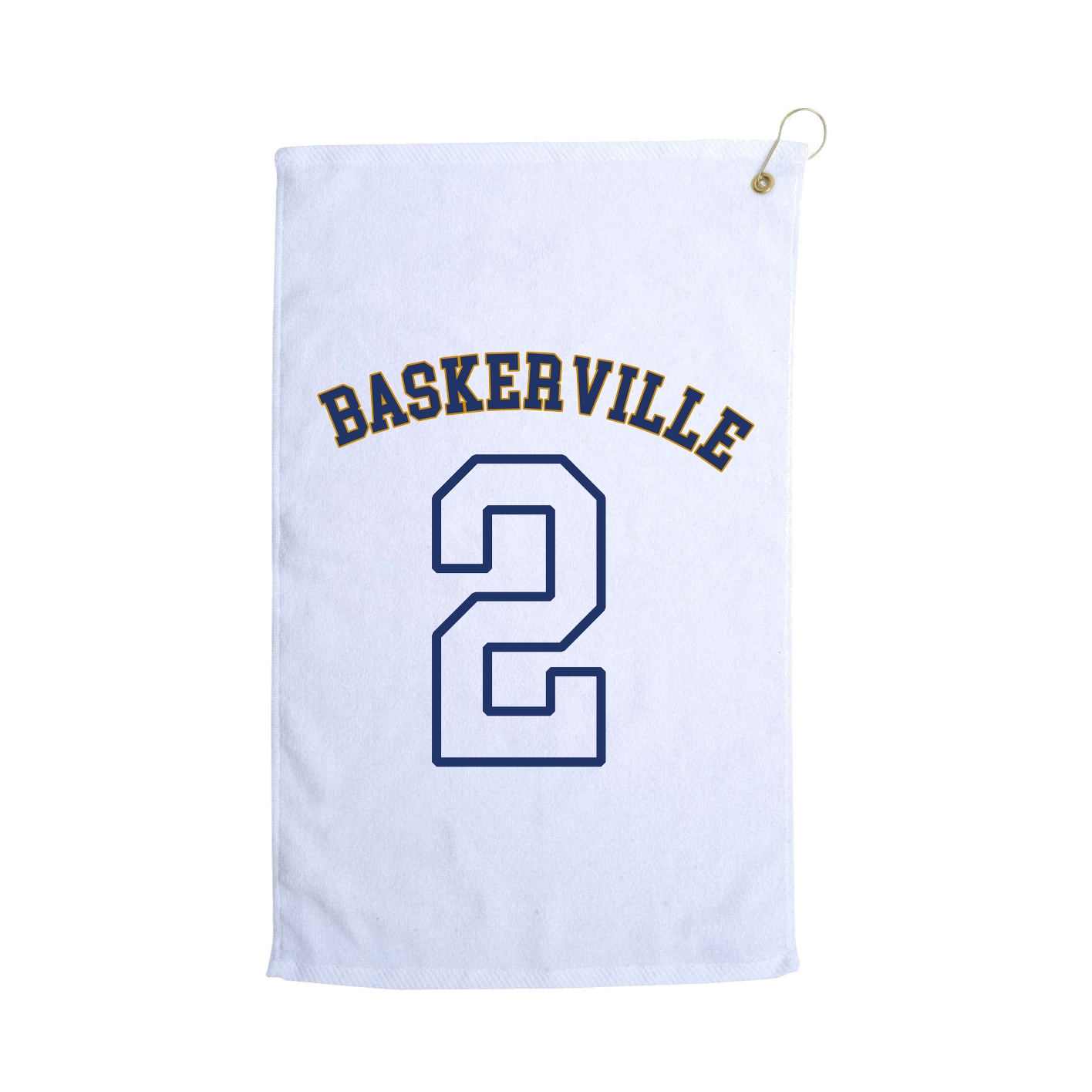 Golf Towel — Shirsey Arch in White