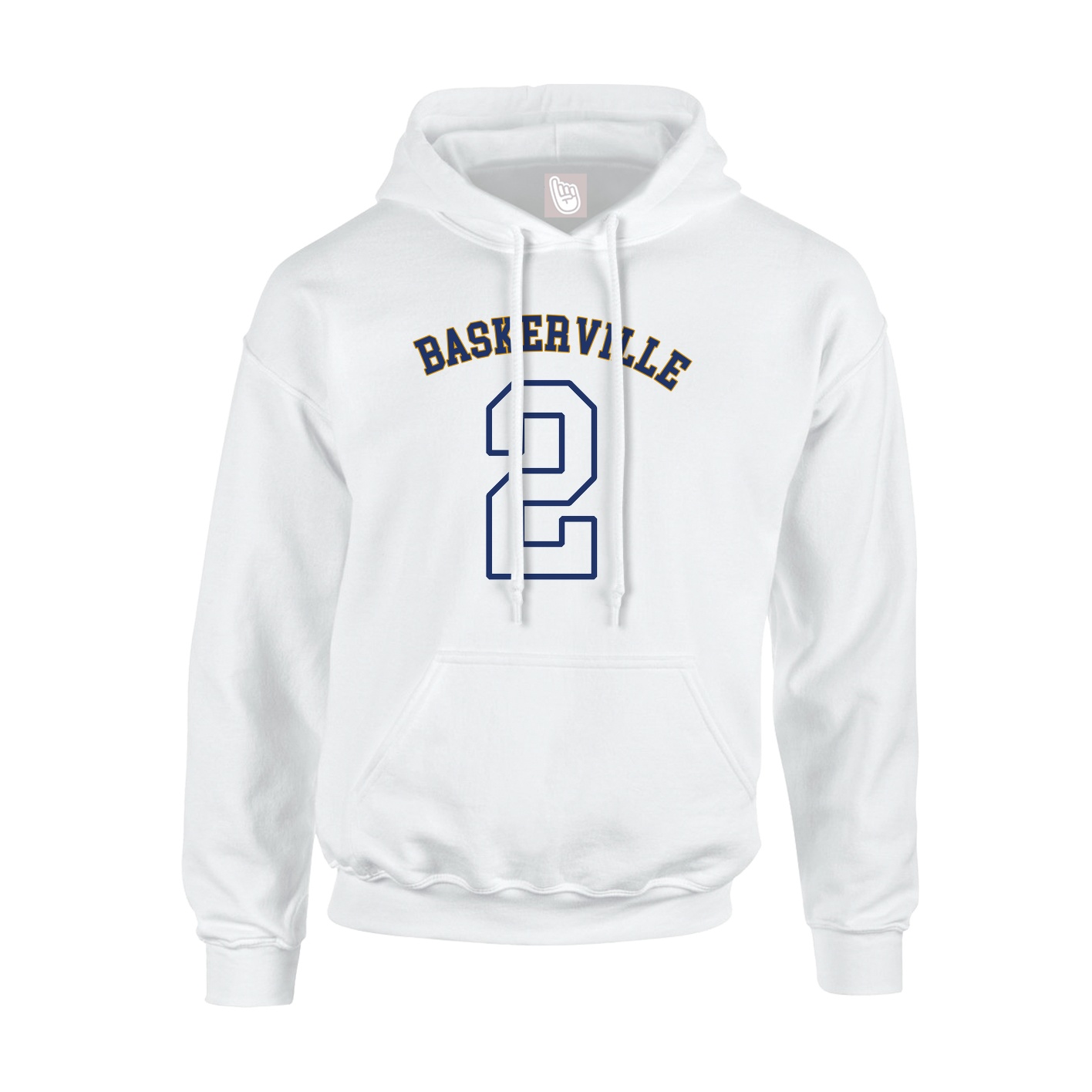 Youth Hoodie — Shirsey Arch in White