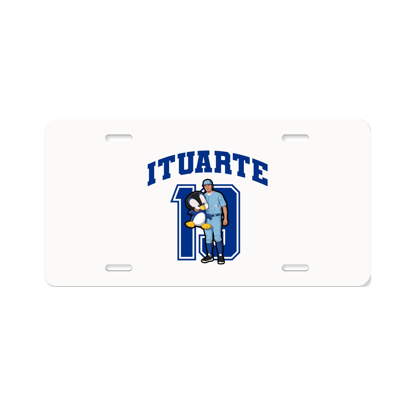 License Plate — Number in Classic