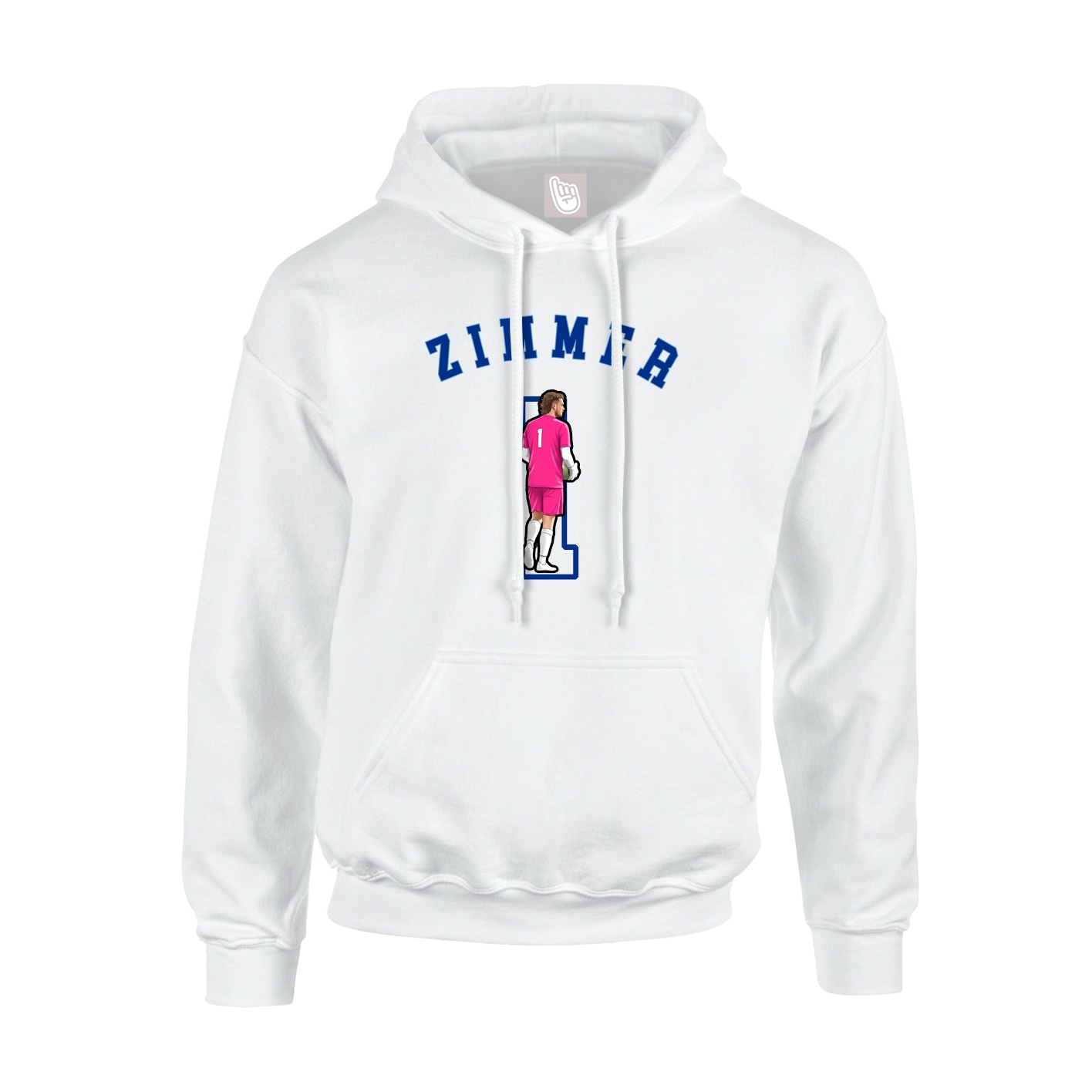 Youth Hoodie — Shirsey Arch in White