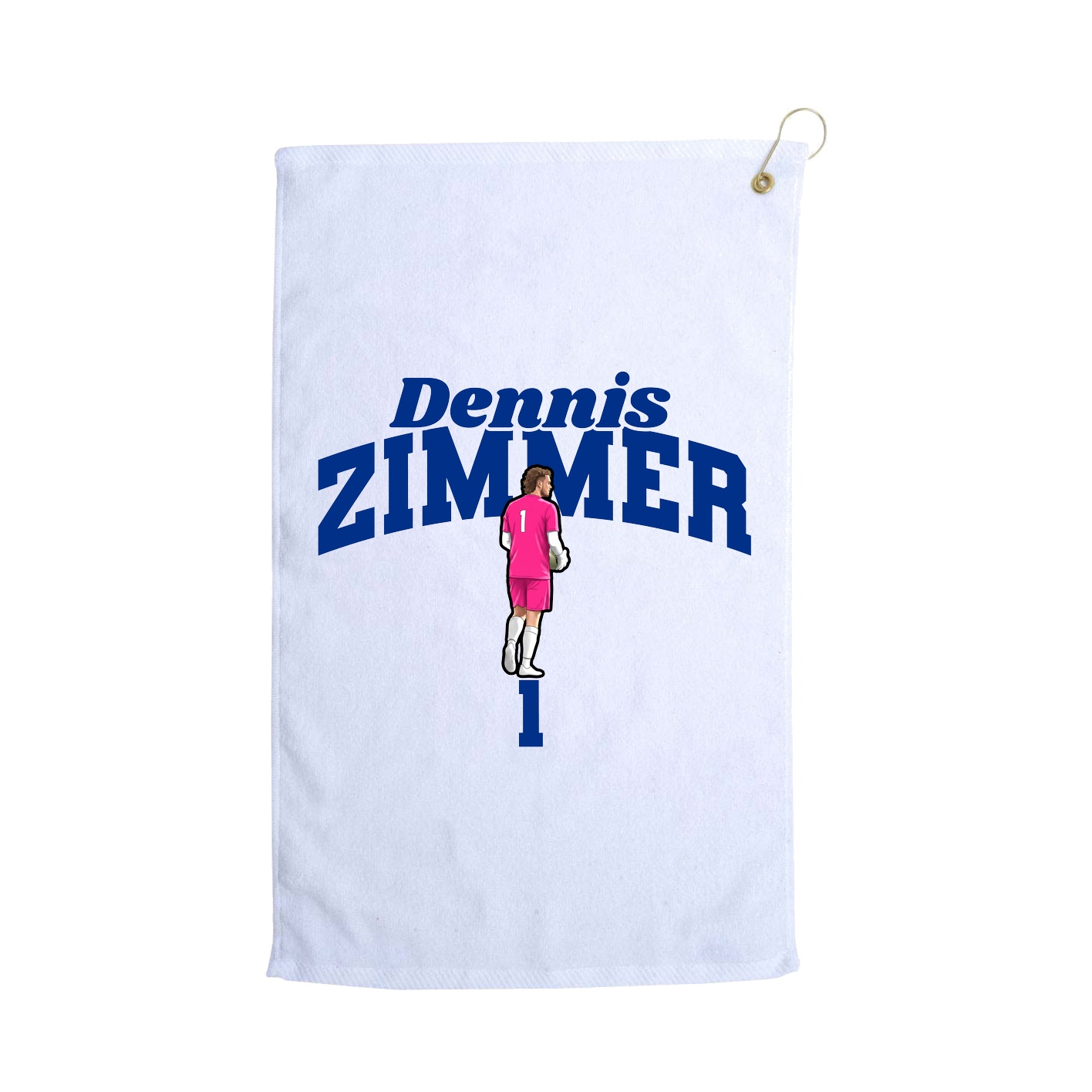 Golf Towel — Signature Arch in White