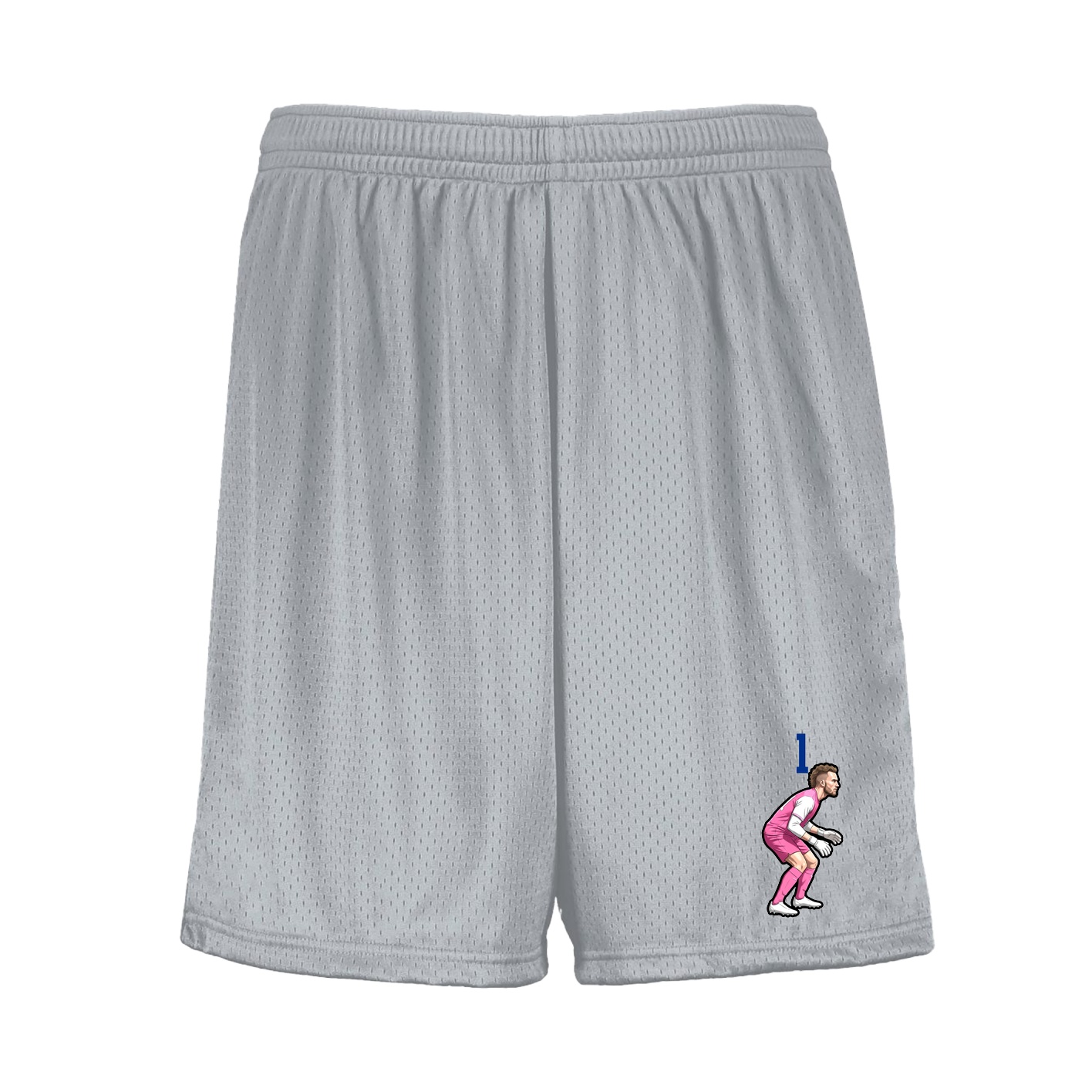 Shorts — Number Top in Silver