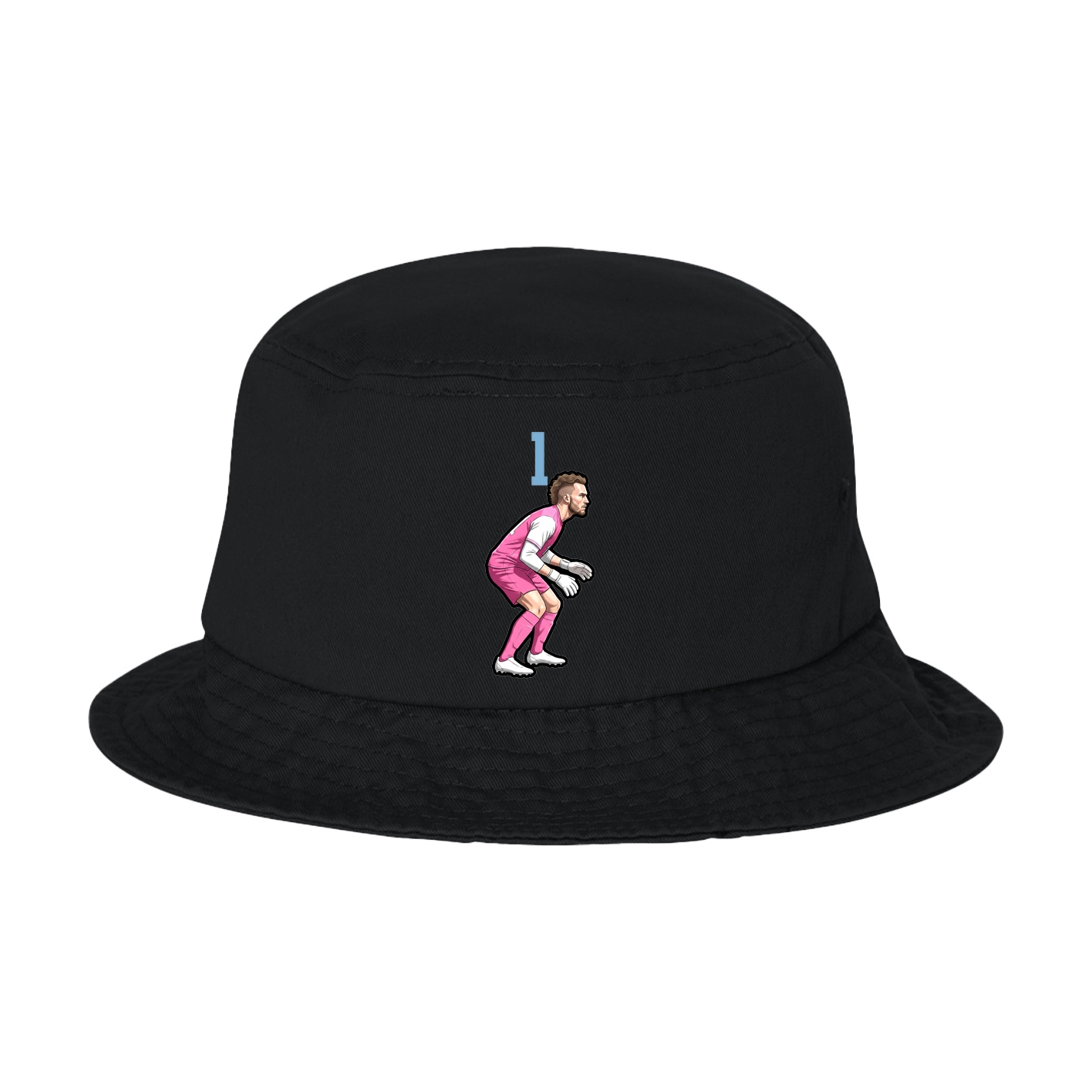 Bucket Cap — Number Top in Black