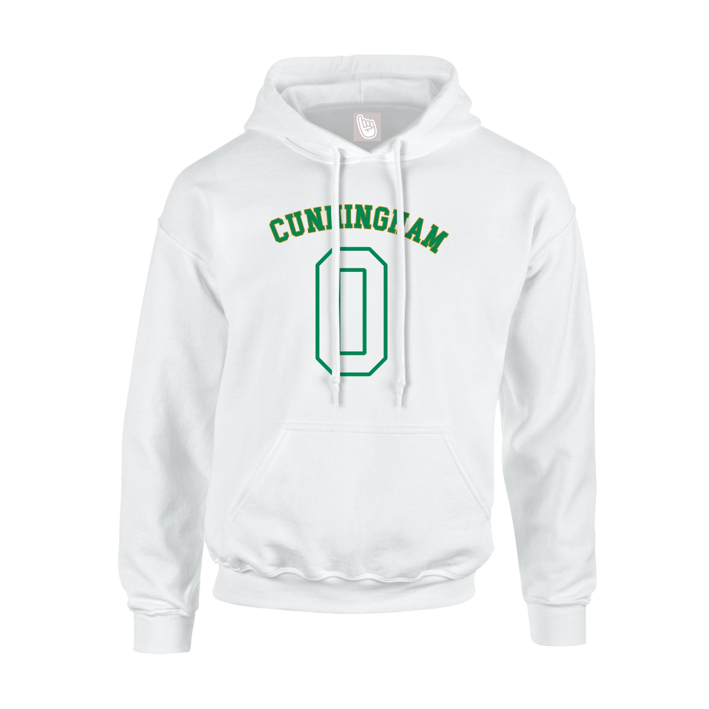 Youth Hoodie — Shirsey Arch in White