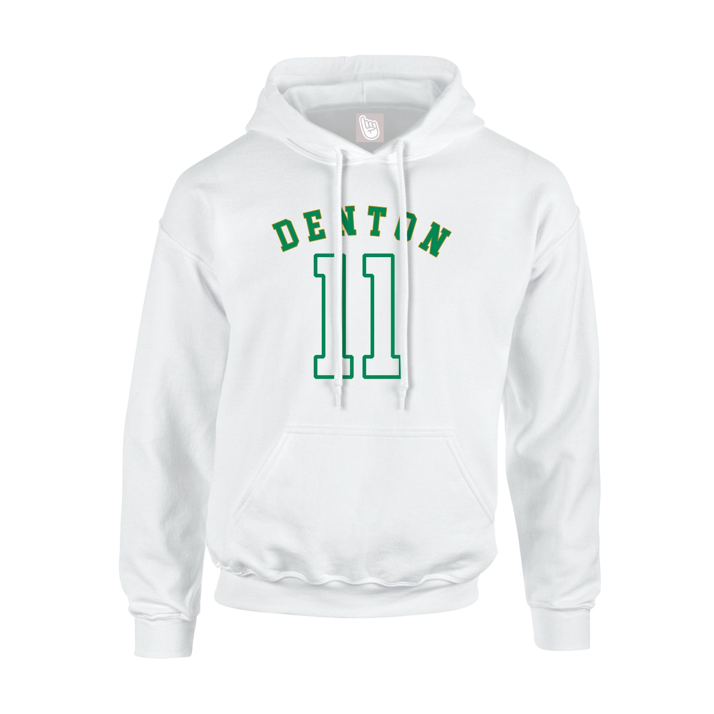 Youth Hoodie — Shirsey Arch in White