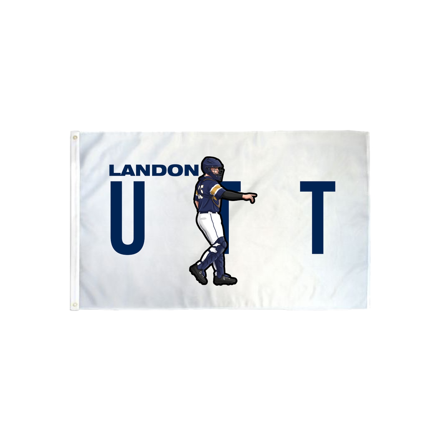 3x5 Flag — Player Name in Classic