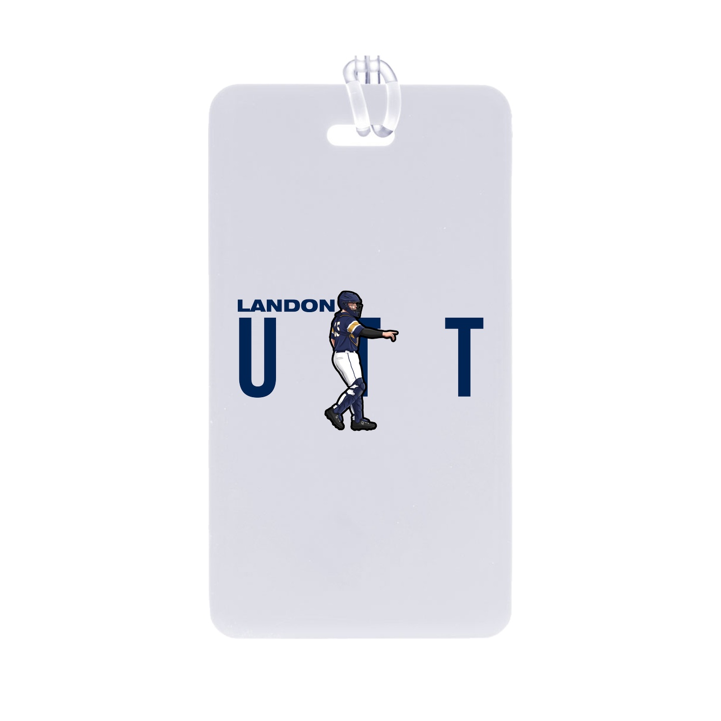 Bag Tag — Player Name in Classic