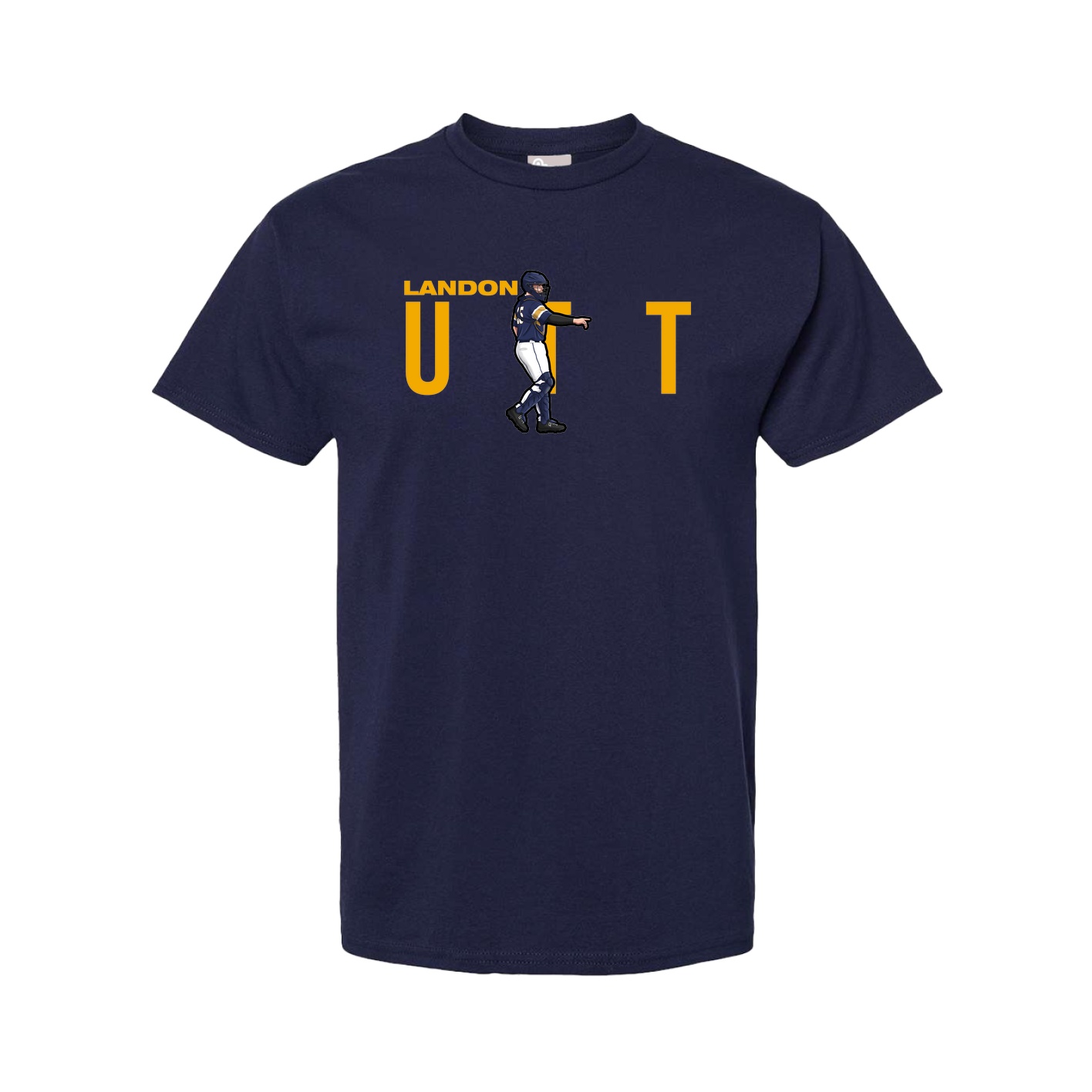 Tee — Player Name in Navy
