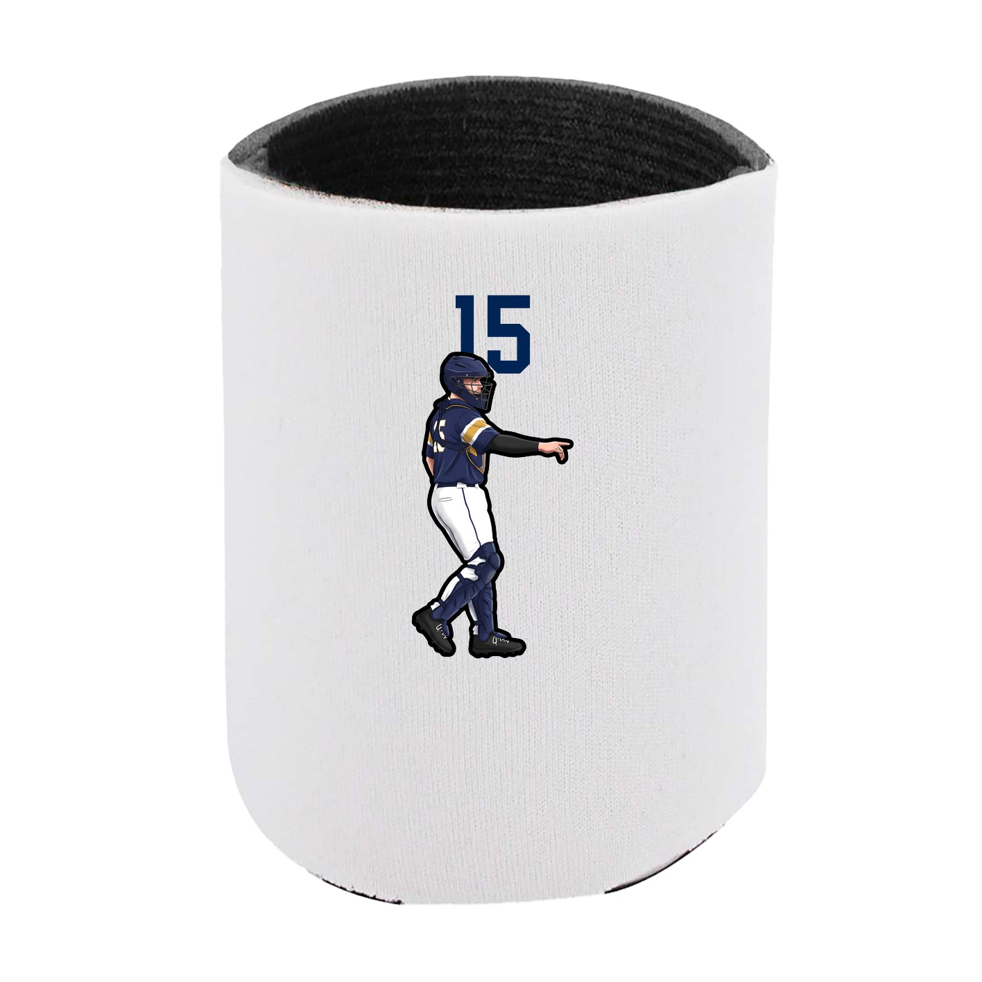 Can Holder — Number Top in White