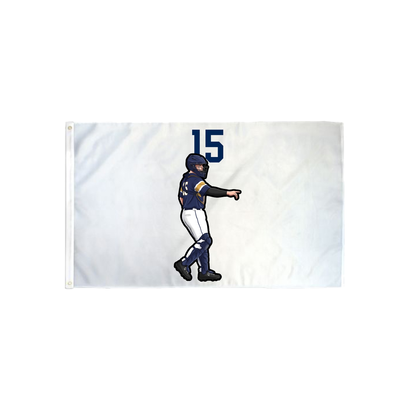 3x5 Flag — Number Top in Classic