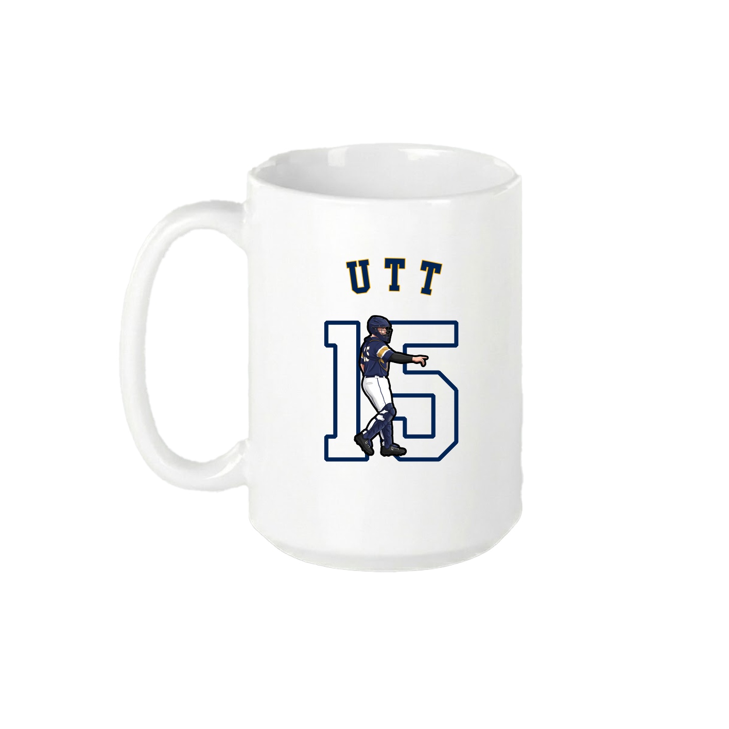 15oz Coffee Mug — Shirsey Arch in White