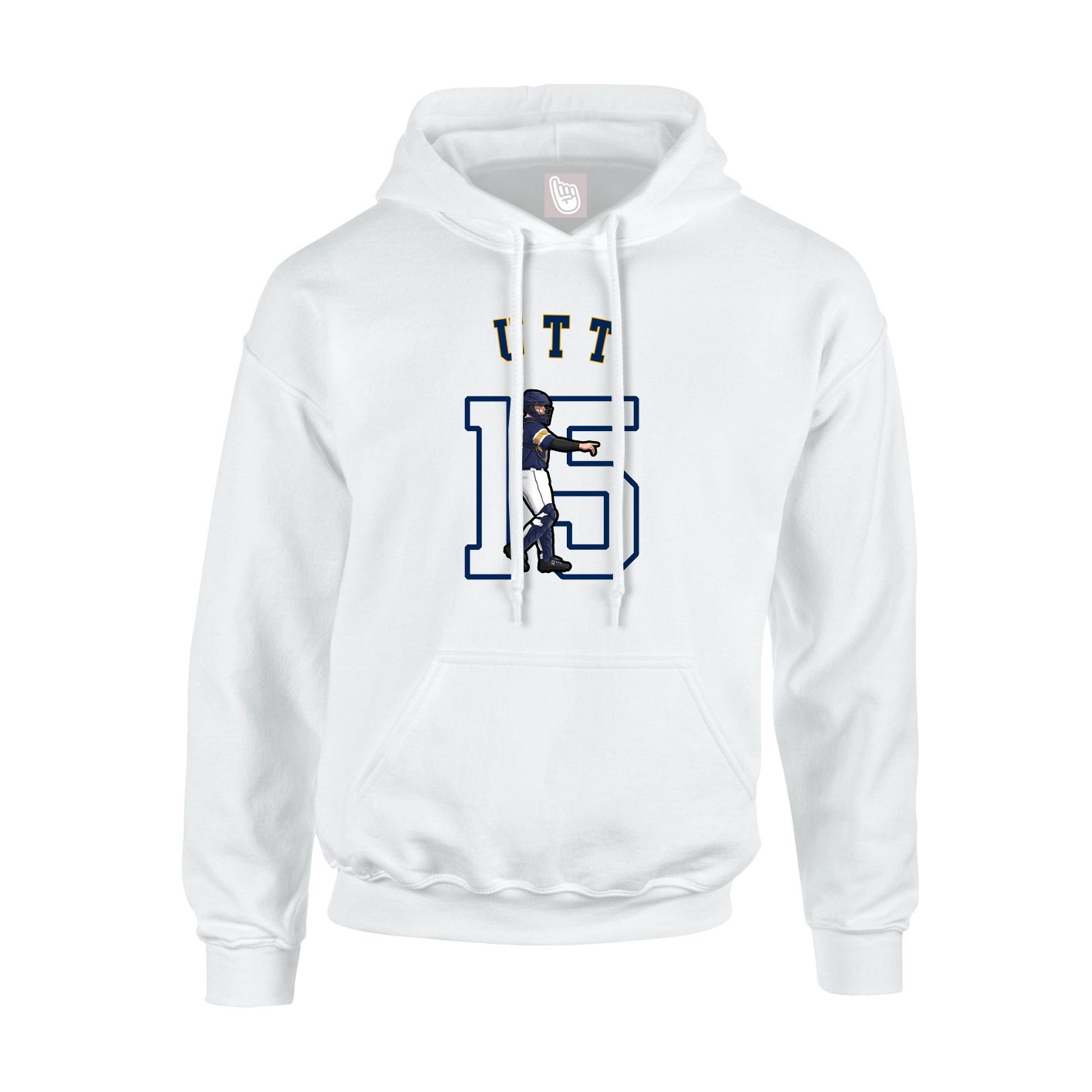 Youth Hoodie — Shirsey Arch in White