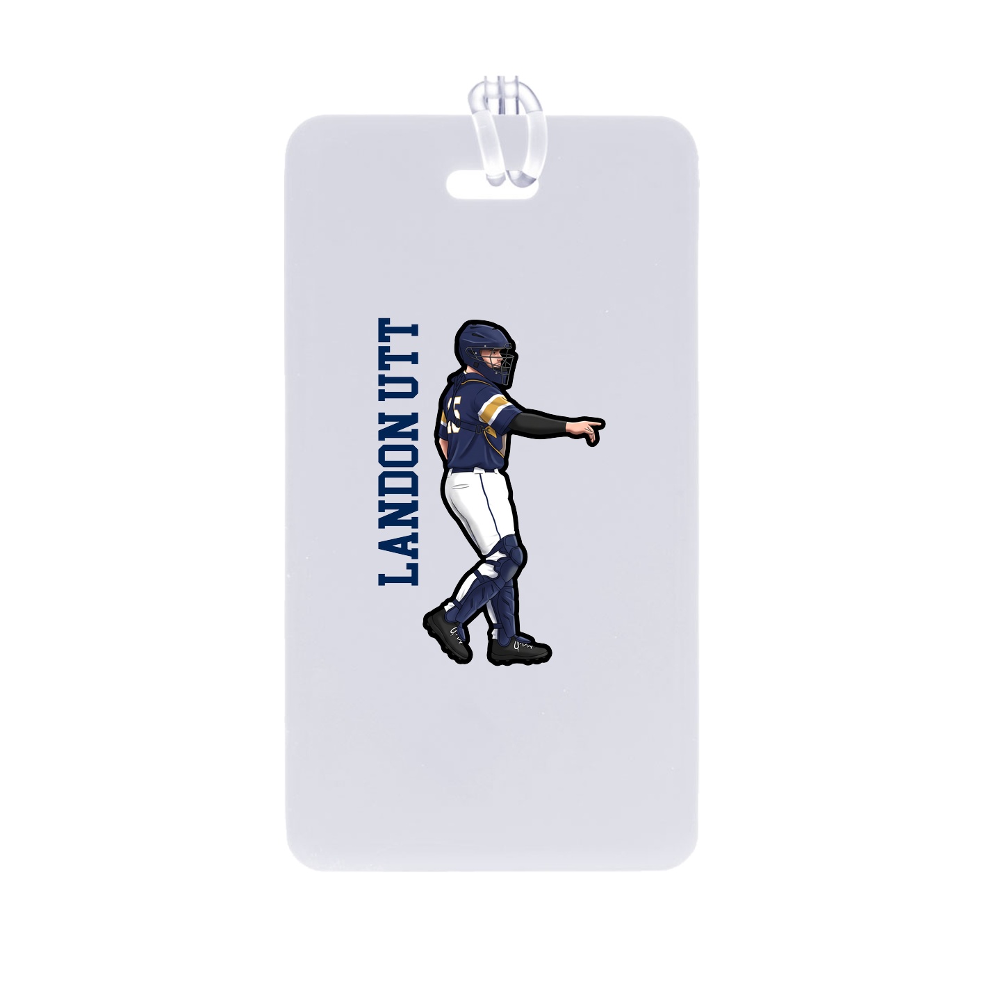 Bag Tag — Name Vertical in Classic
