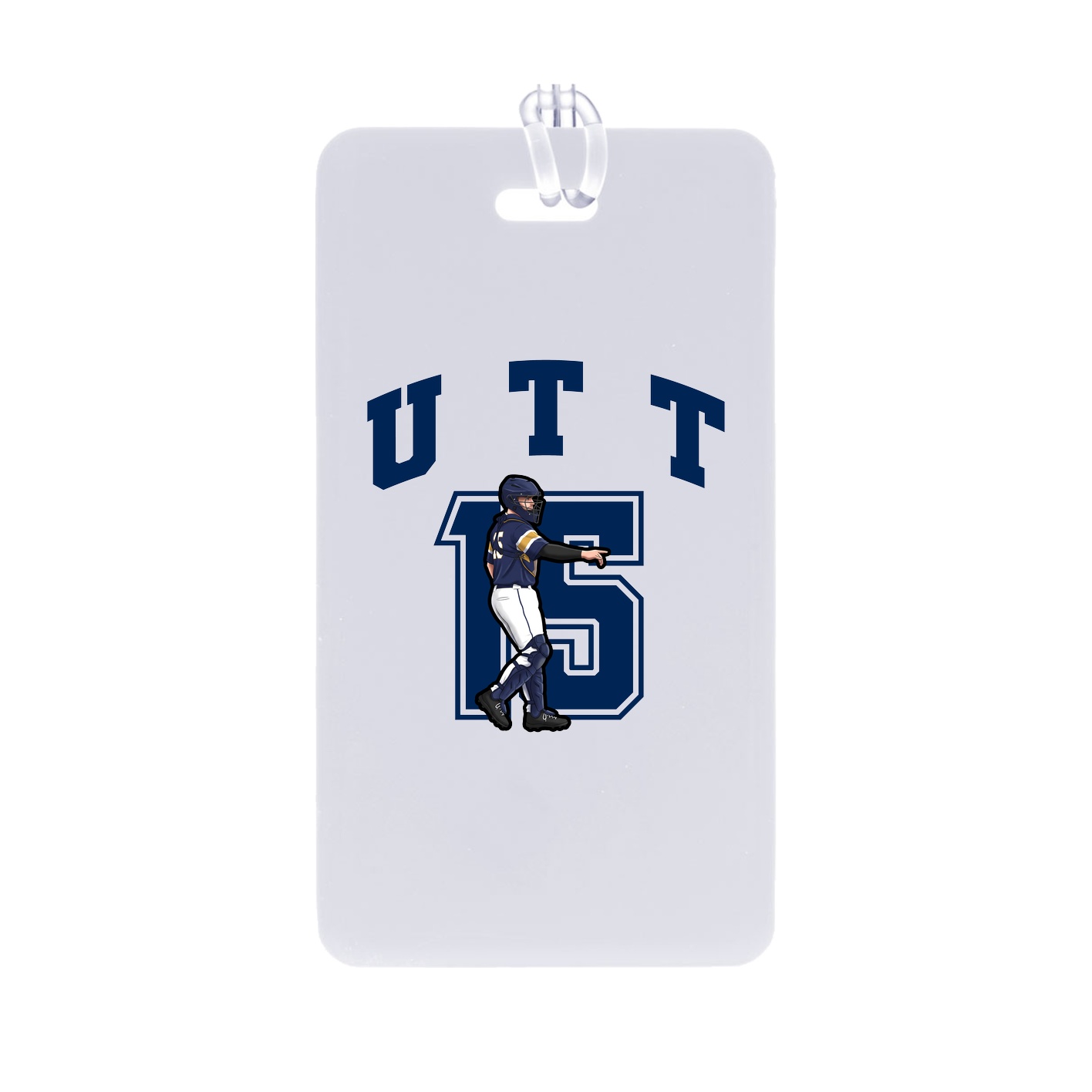 Bag Tag — Number in Classic