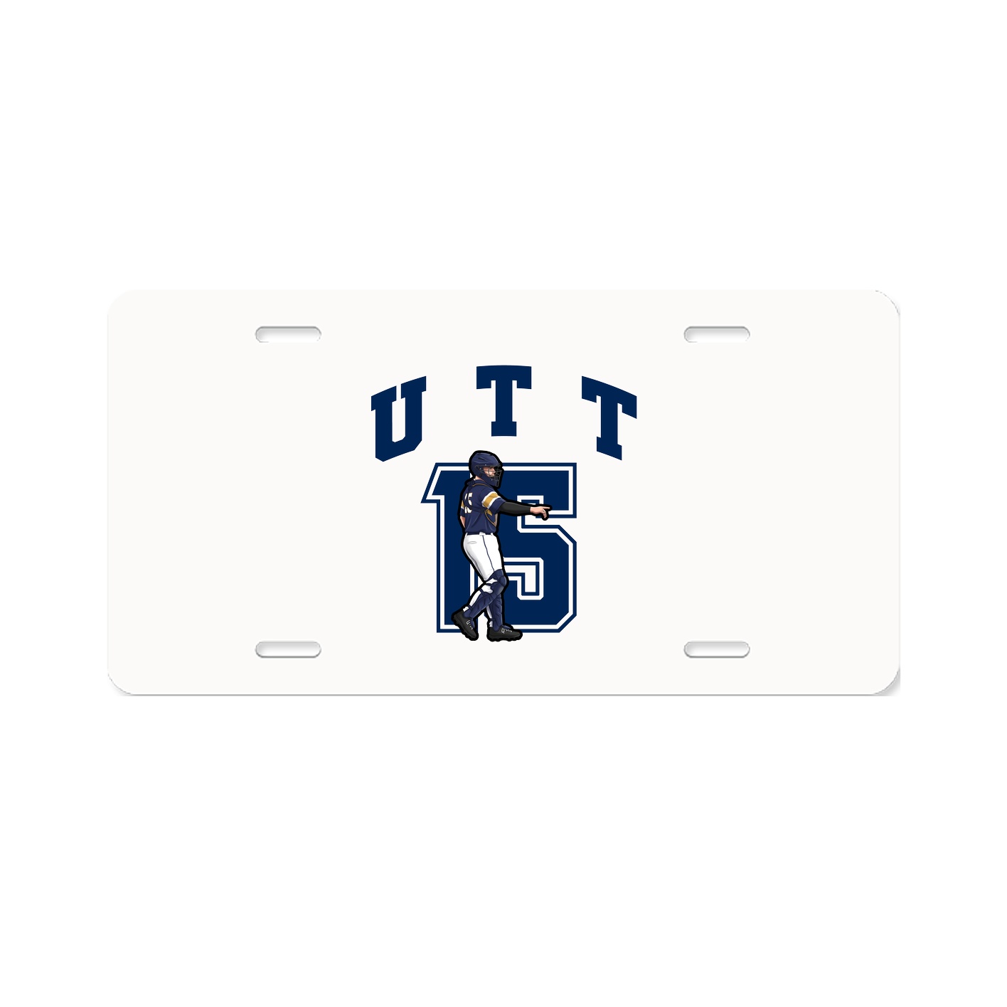 License Plate — Number in Classic