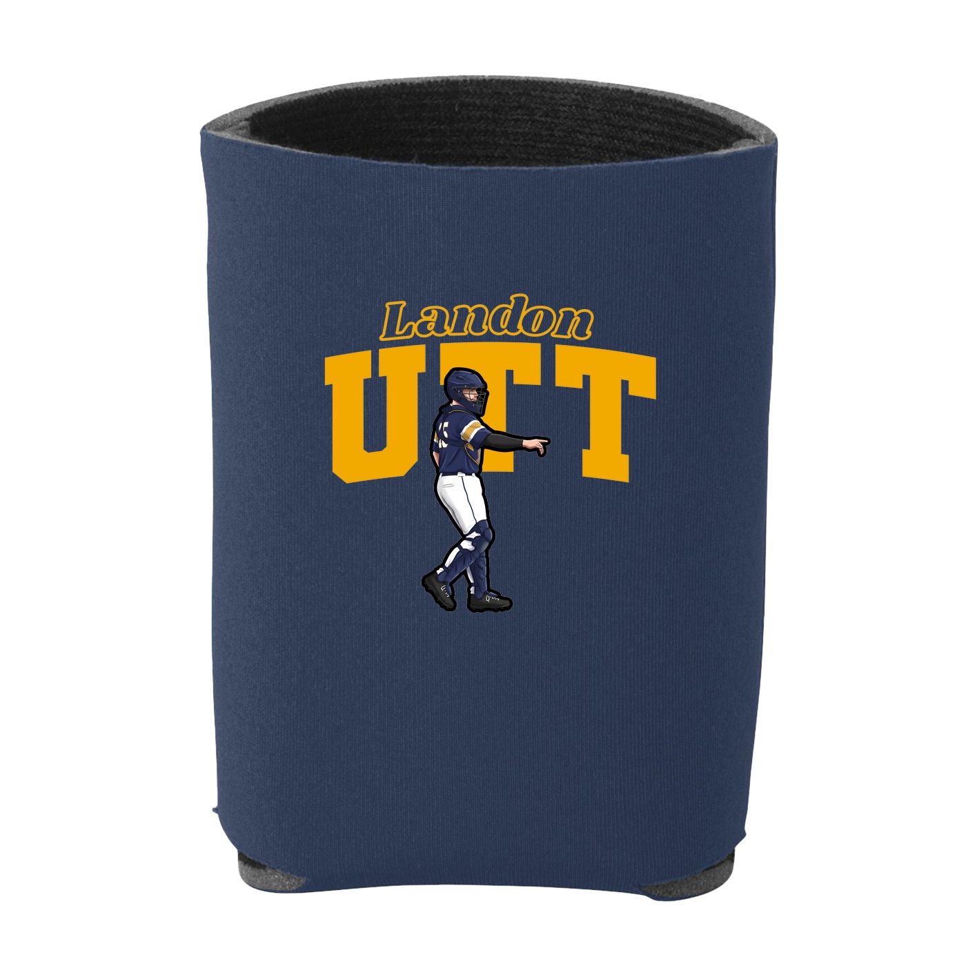 Can Holder — Name Arch in Navy