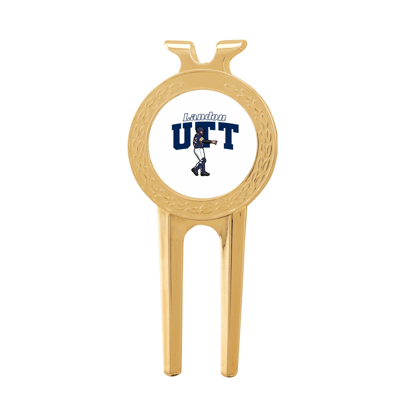 Divot Tool with Ball Marker — Name Arch in Classic