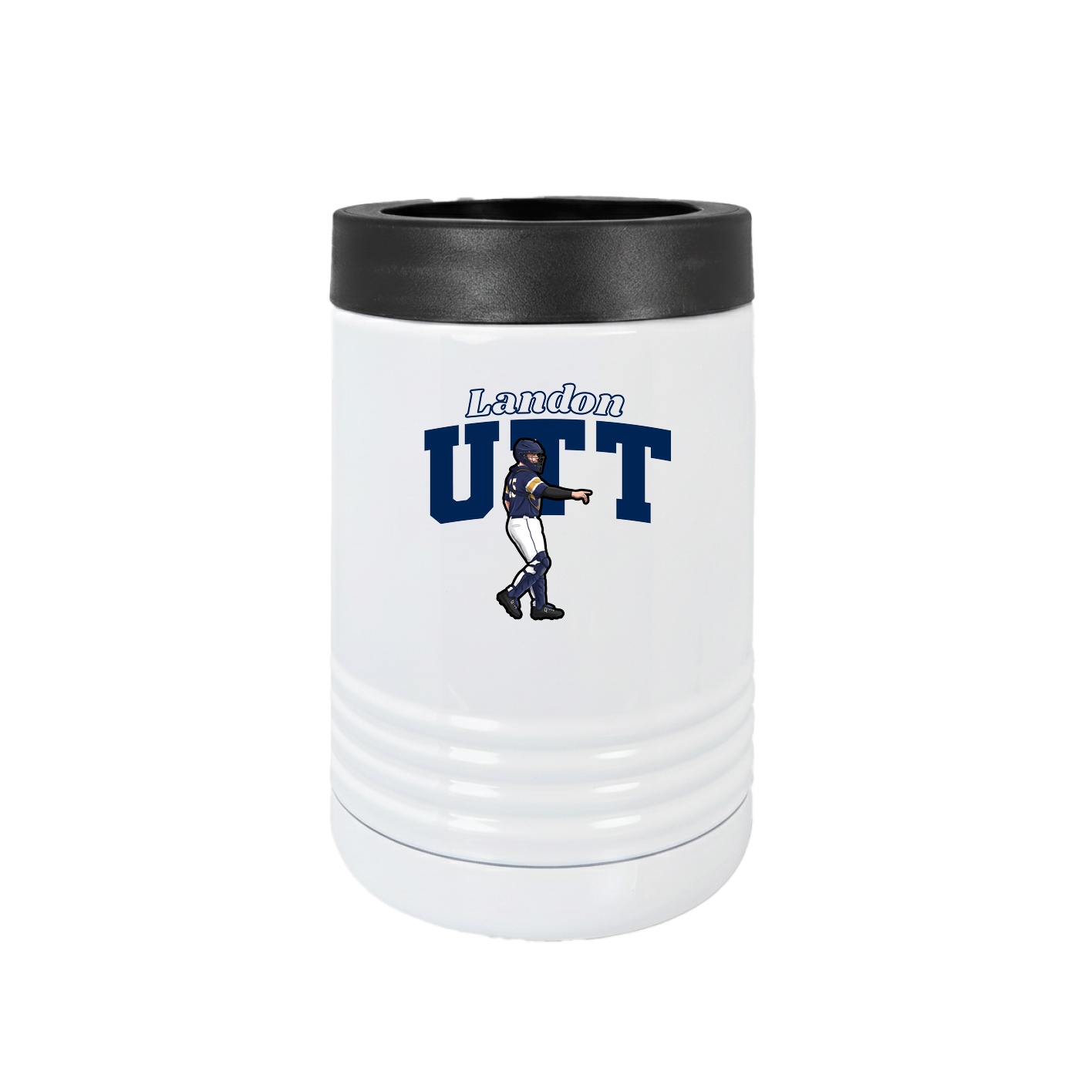 Beverage Holder — Name Arch in White