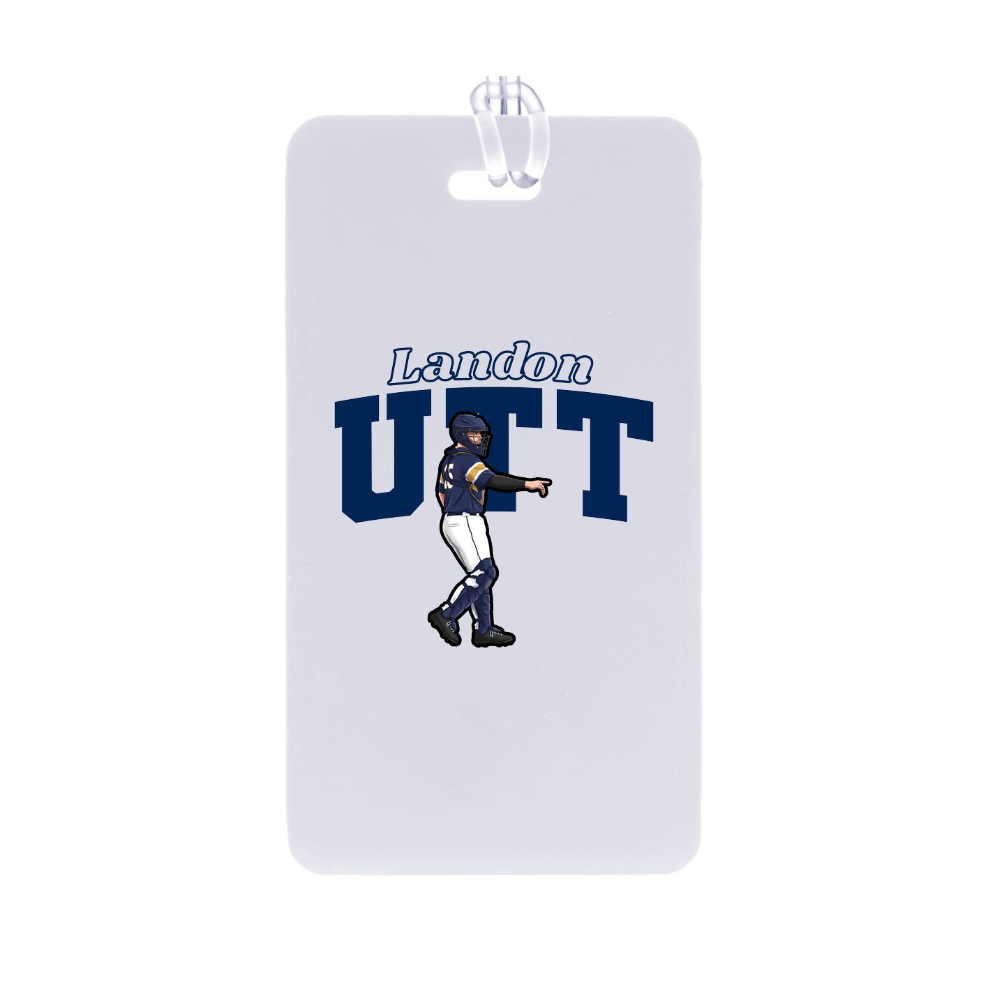 Bag Tag — Name Arch in Classic
