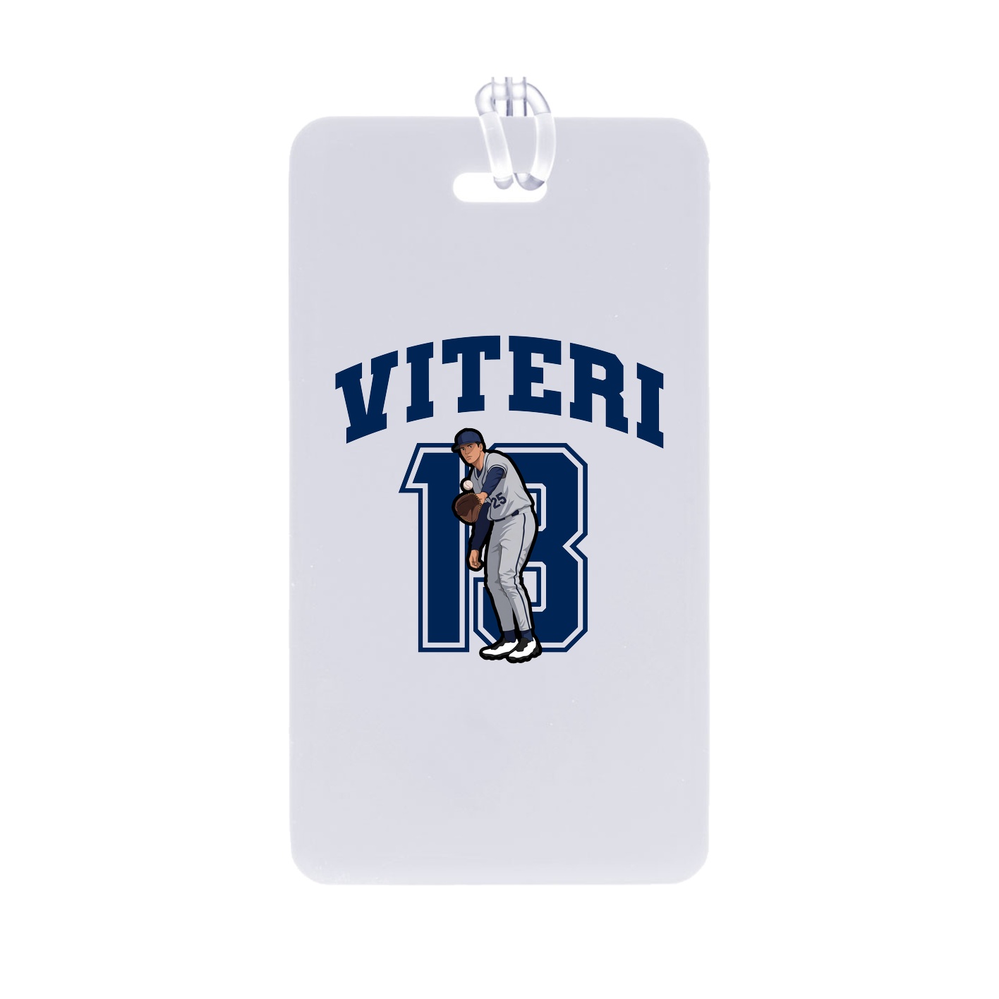 Bag Tag — Number in Classic