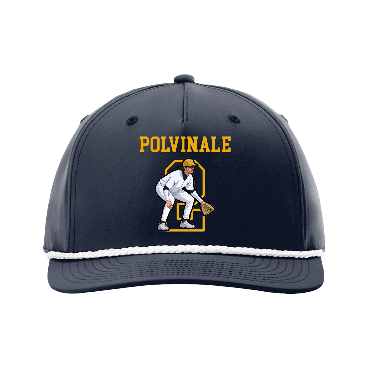 Five-Panel Classic Rope Cap — Shirsey in Navy
