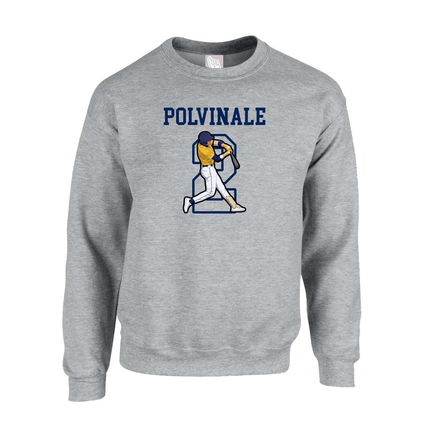 Fleece Crew — Shirsey in Grey