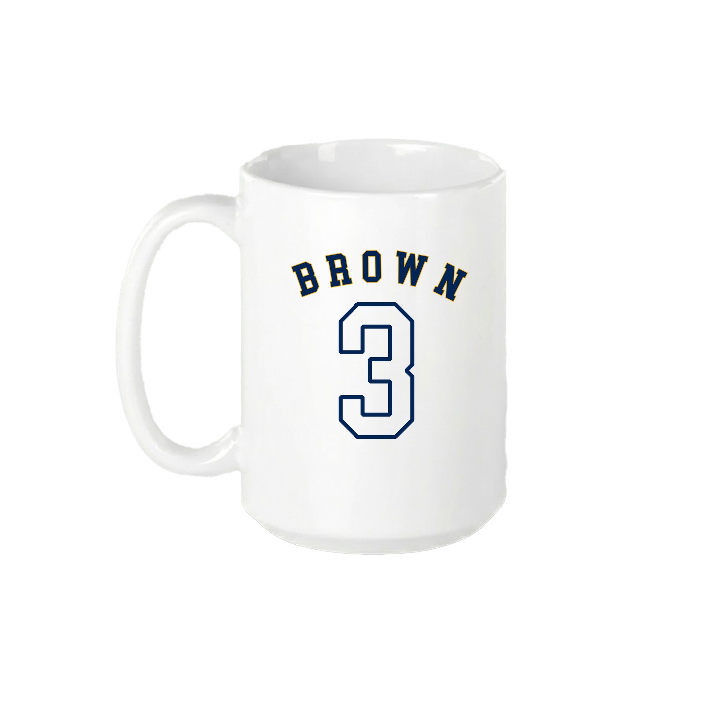 15oz Coffee Mug — Shirsey Arch in White