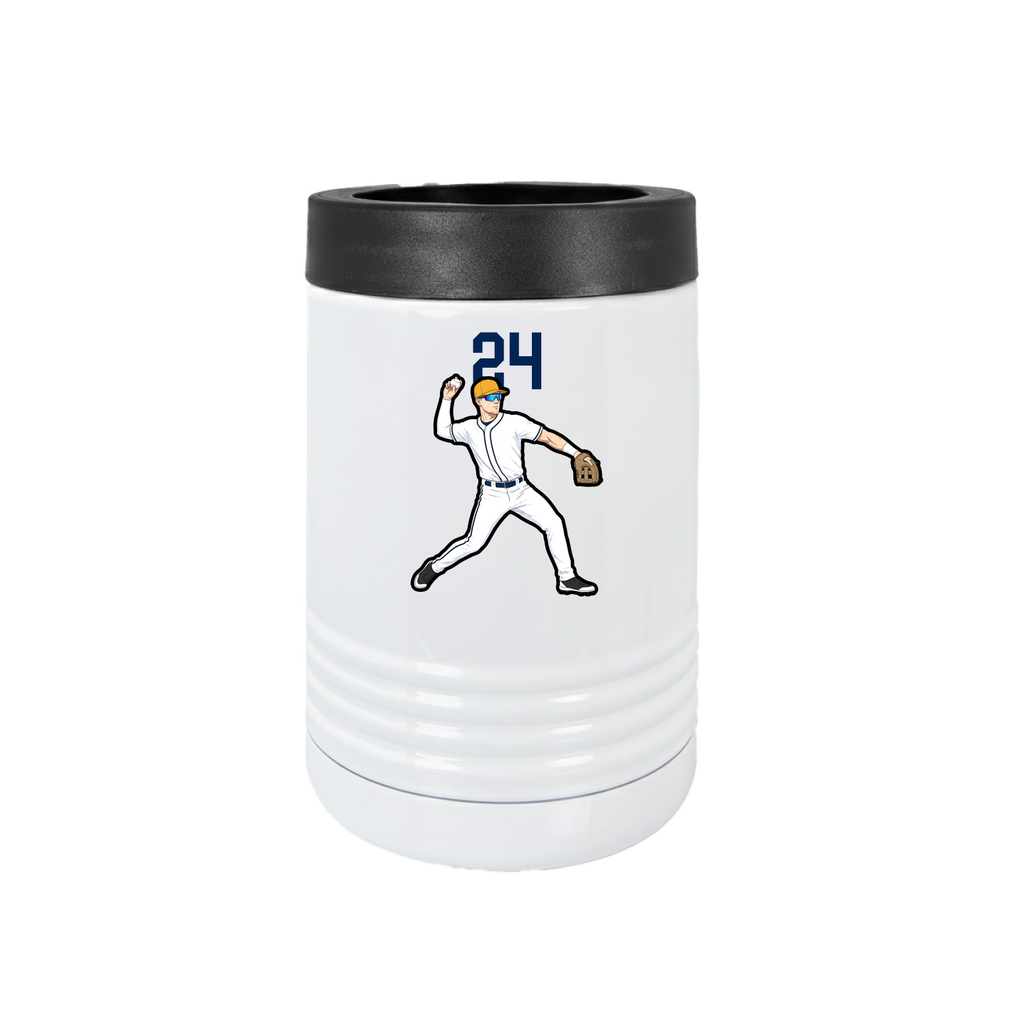 Beverage Holder — Number Top in White