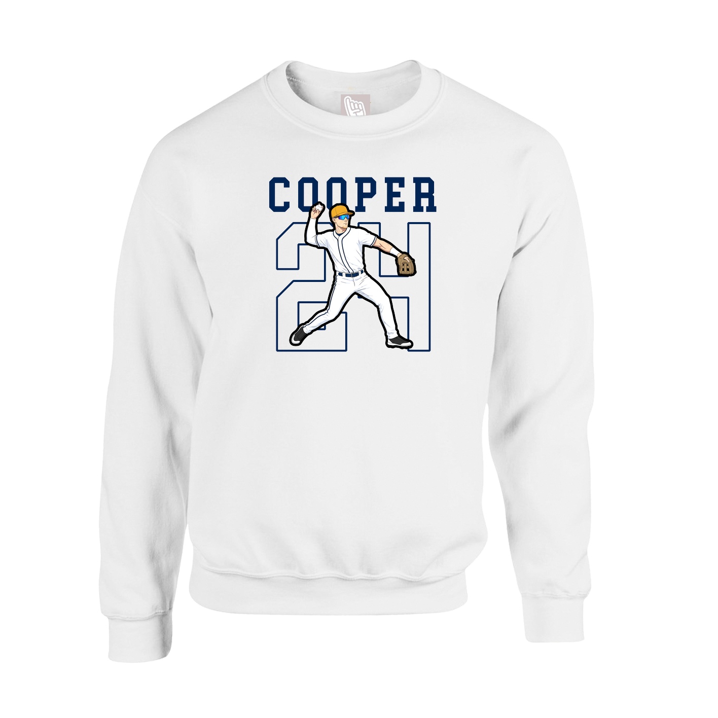 Fleece Crew — Shirsey in White