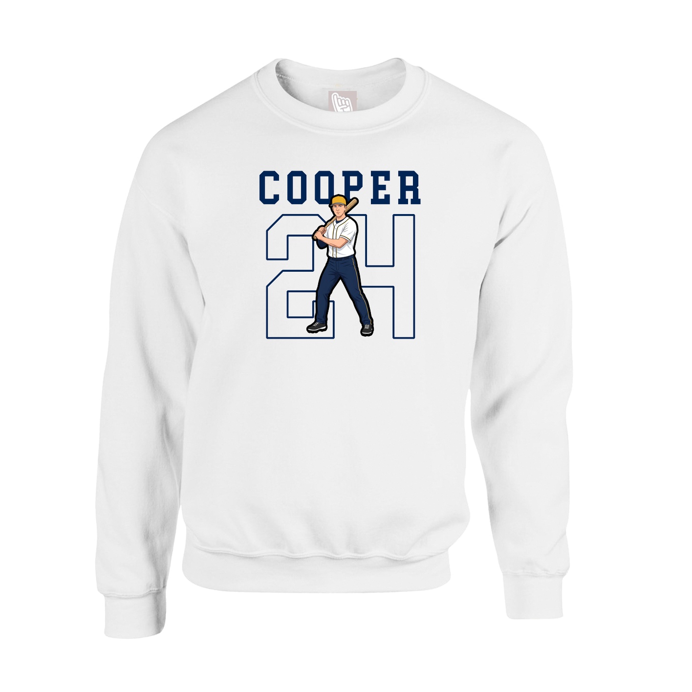 Fleece Crew — Shirsey in White