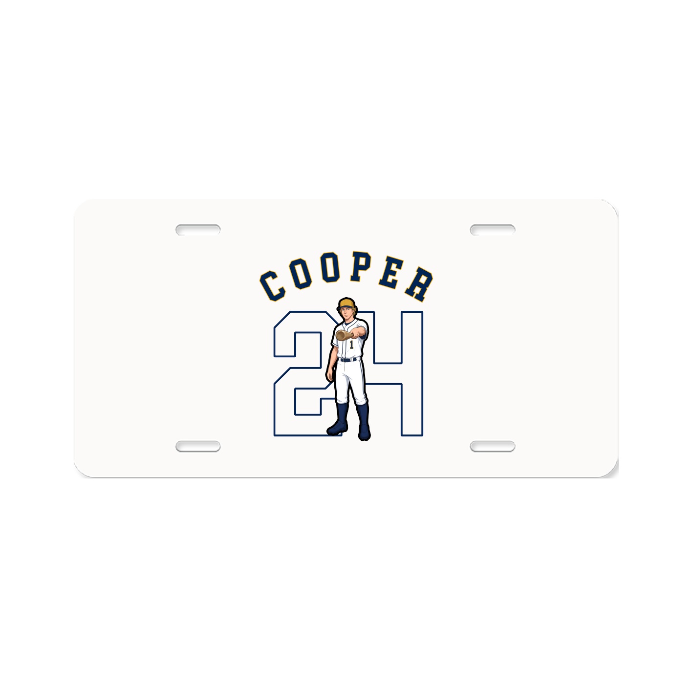 License Plate — Shirsey Arch in Classic