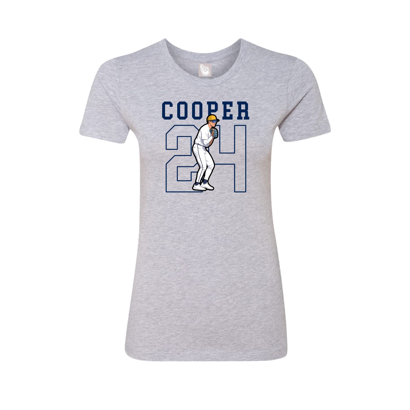 Fitted Women's Tee — Shirsey in Grey