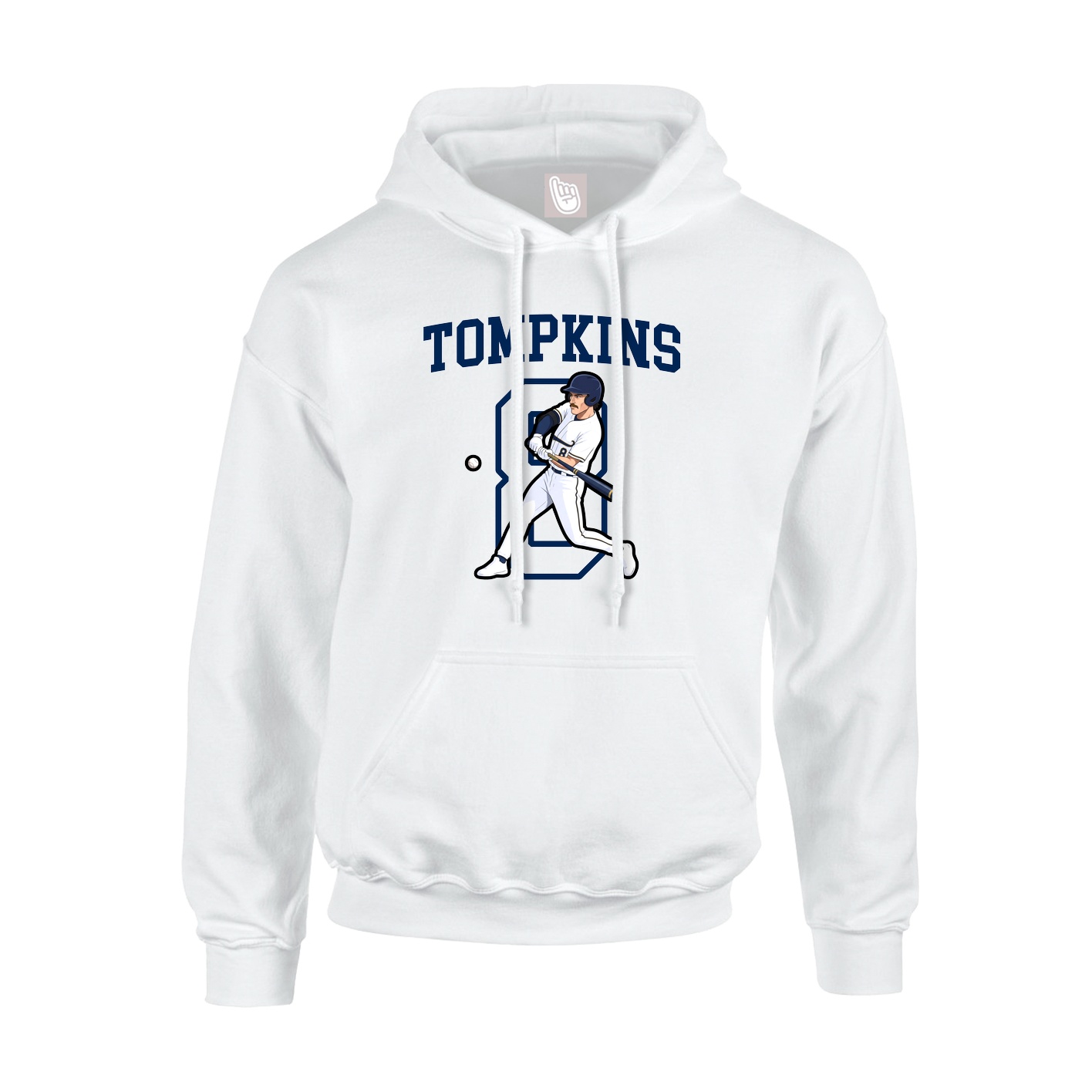 Hoodie — Shirsey in White