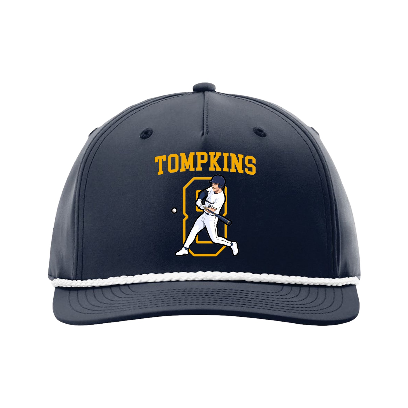 Five-Panel Classic Rope Cap — Shirsey in Navy